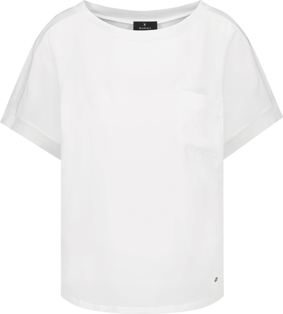 Monari Blouse à enfiler »Schluse Basic Schluse« Regular fit mit Brusttasche