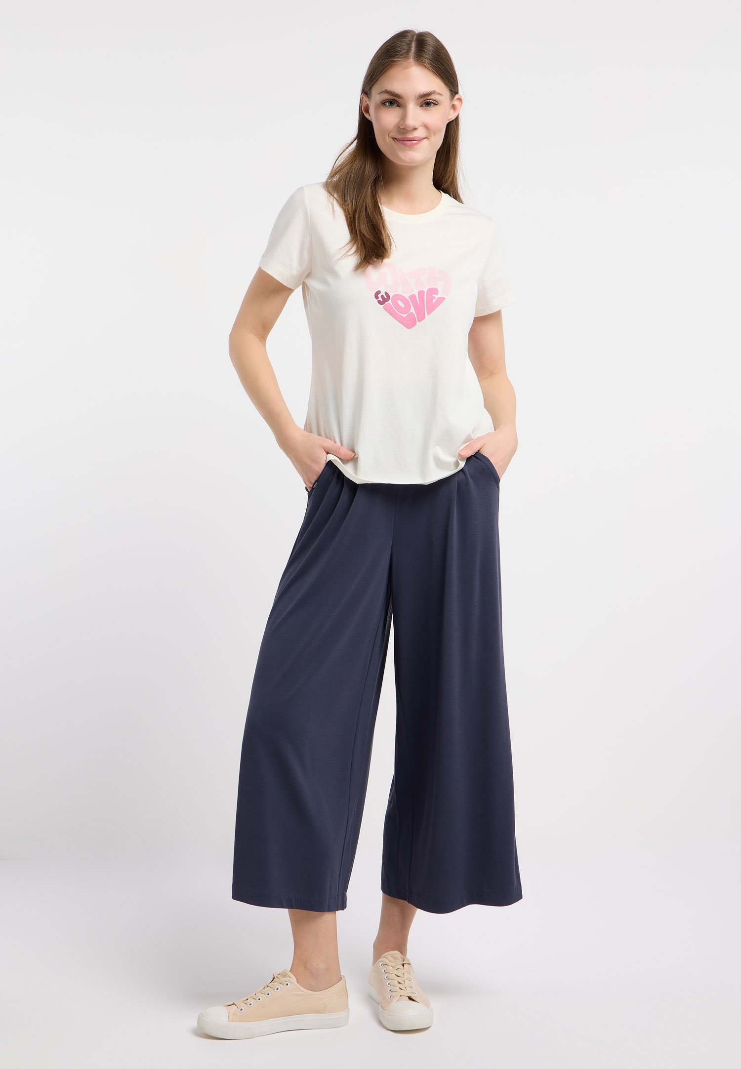 Ragwear T-shirt à manches courtes »MINTTA PP« Coupe classique avec imprimé cœur et finition douce