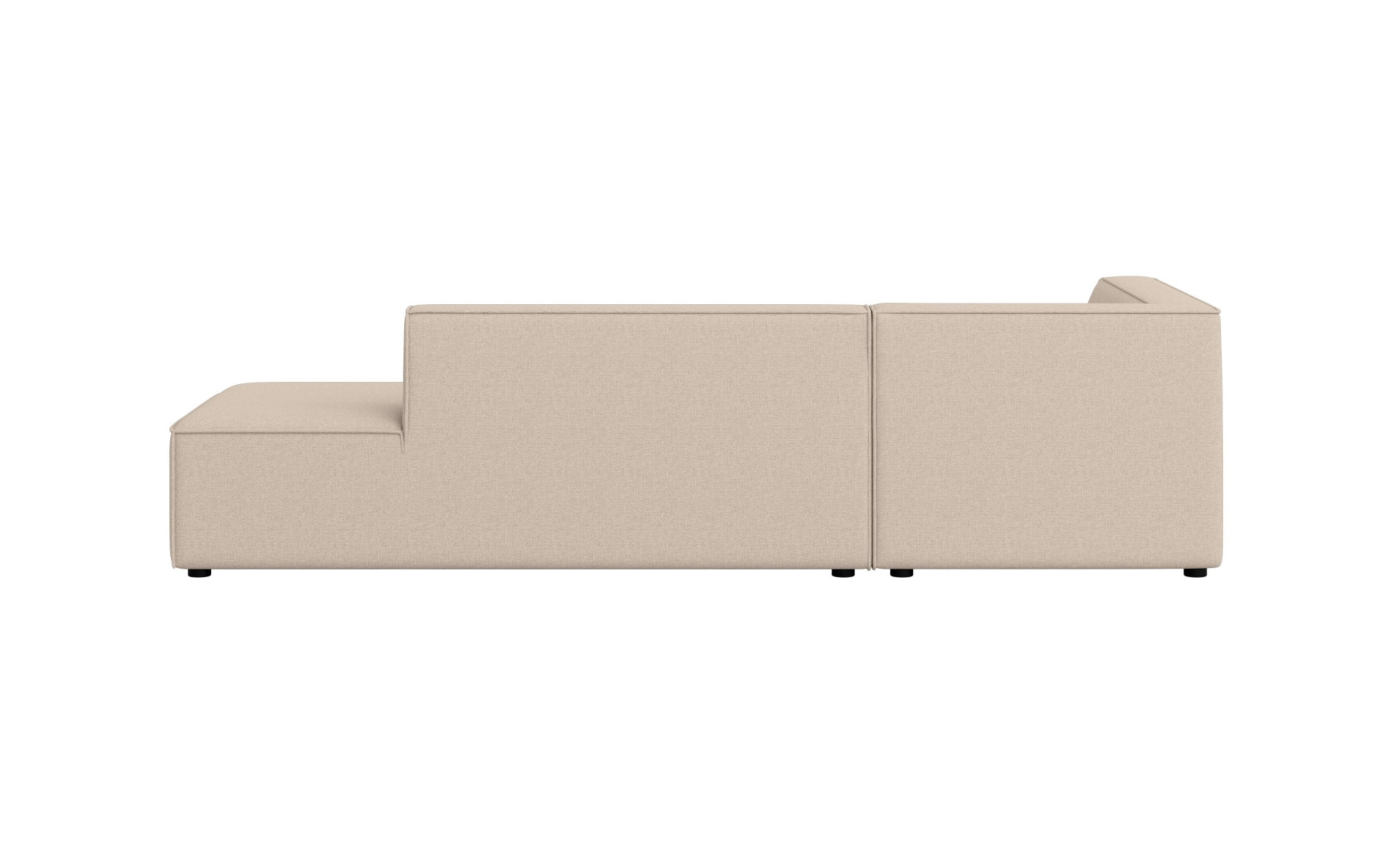 INOSIGN Canapé d'angle »Ecksofa Cavan mit Ottomane links oder rechts bestellbar« L-Form mit Wellenunterfederung, Masse B/T/H: 270/180/72 cm