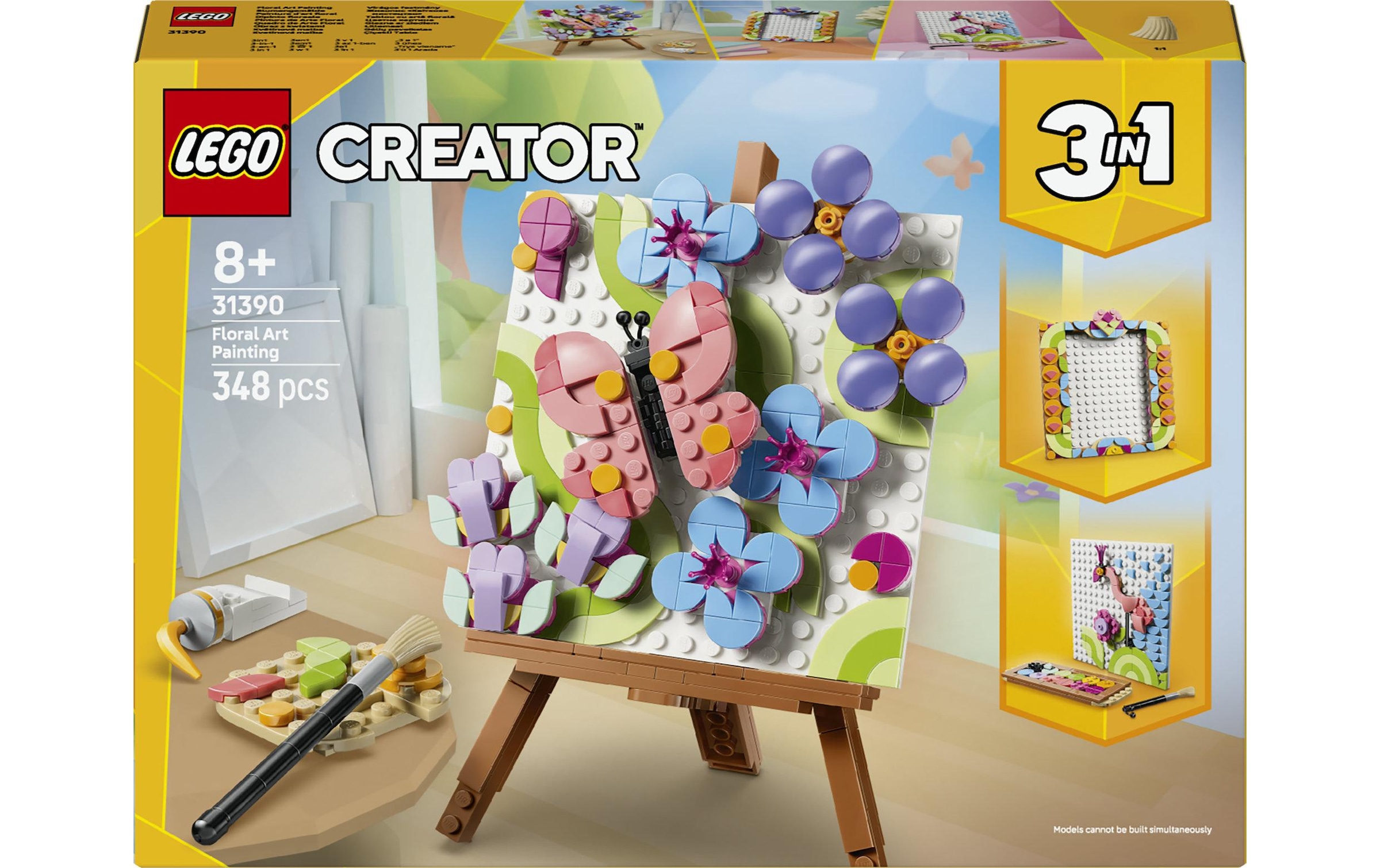LEGO® Pions de construction »Deko-Blumengemälde (31390), LEGO Creator« fabriqué en Europe