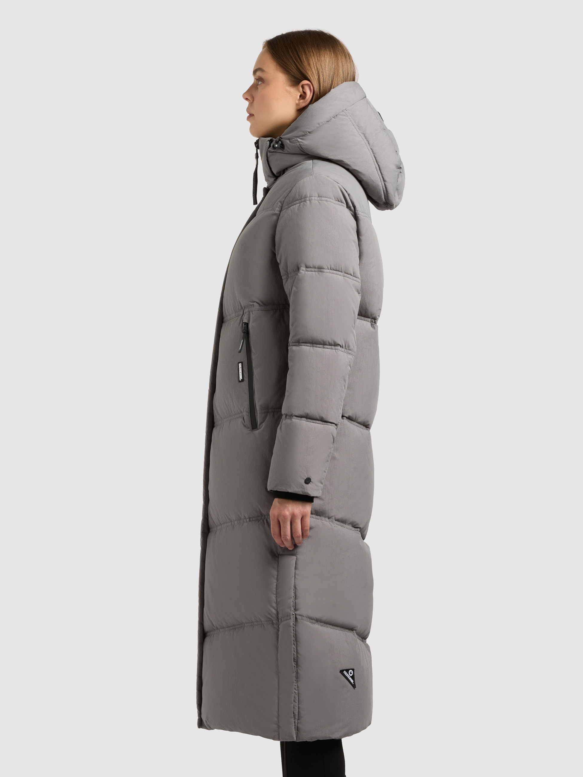 khujo Manteau matelassé »RITZ« praktische Seitenschlitze mit Reissverschluss, abnehmbare Kapuze