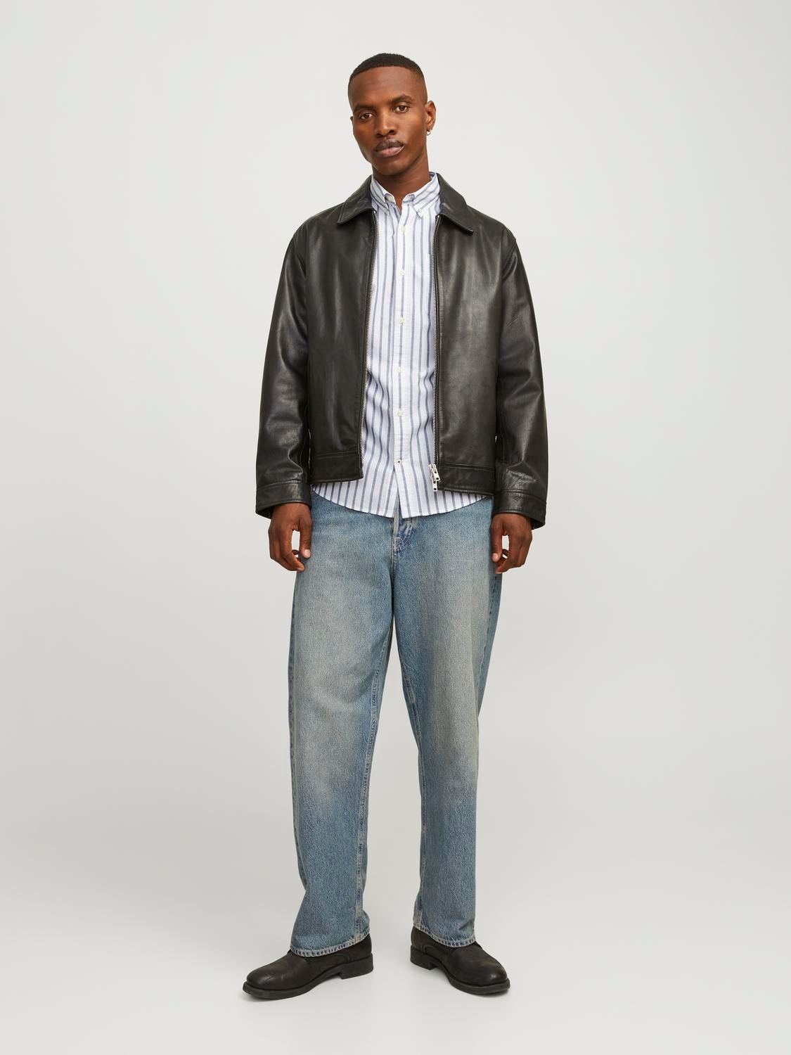 Jack & Jones PlusSize Chemise à manches longues »JJEOXFORD SHIRT L/S S21 NOOS PLS« mit Brusttasche