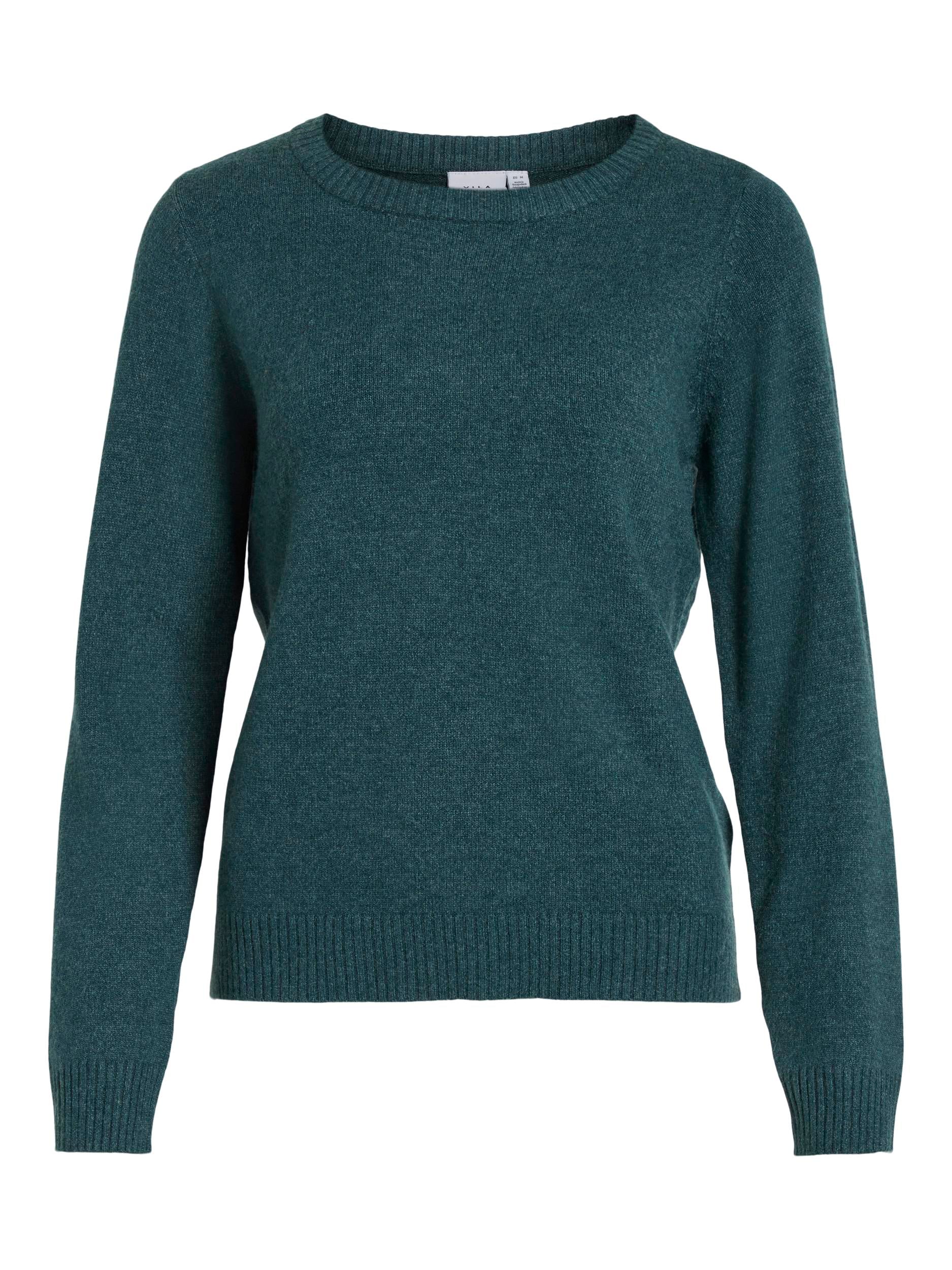 Vila Rundhalspullover »VIRIL O-NECK L/S  KNIT TOP - NOOS« Viskosemischung, regular fit