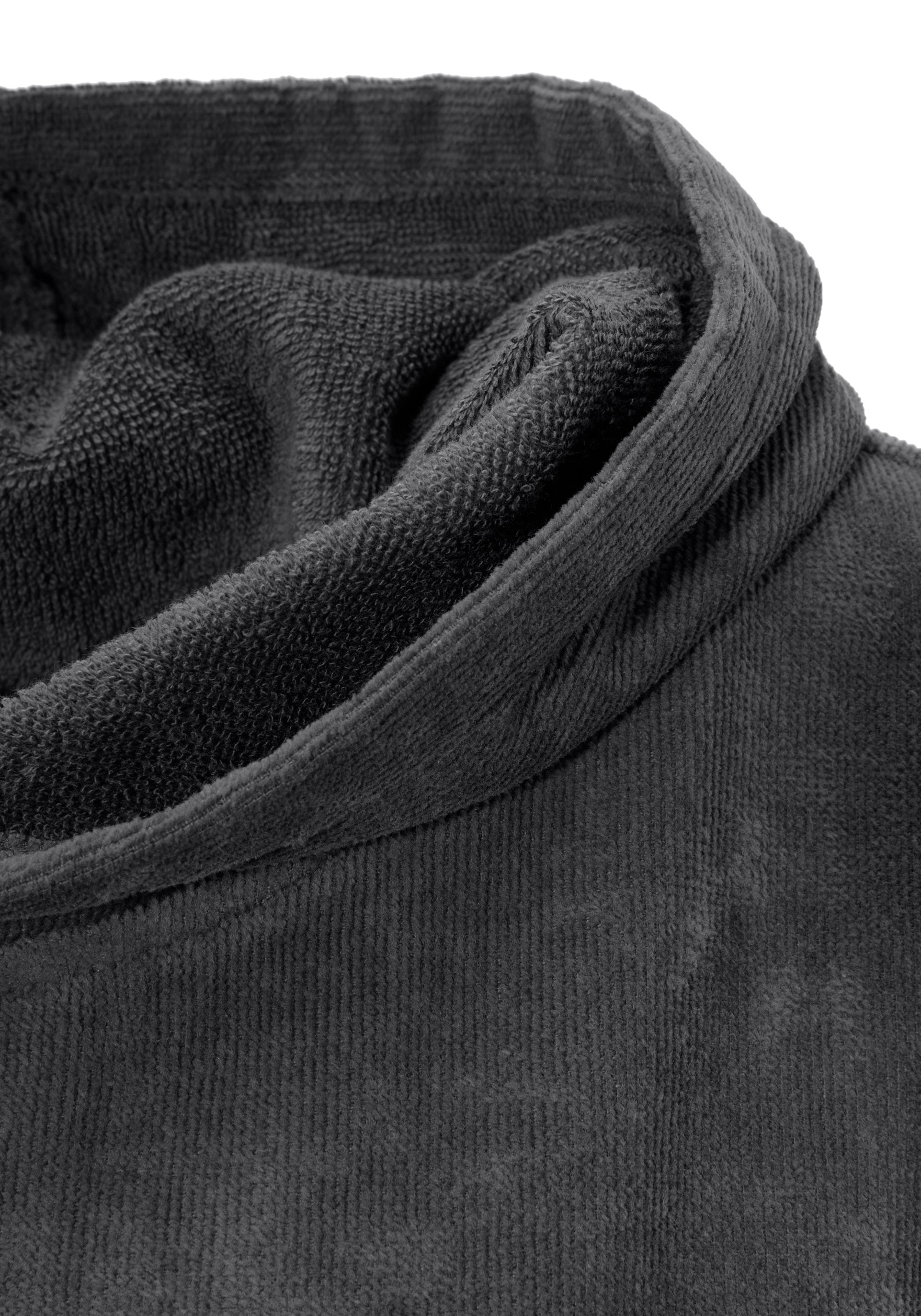 KangaROOS Badeponcho »Summer, ideal für Sauna, Spa & im Urlaub, Damen & Herren« 1 Stk. Surfponcho, mit Bauchtasche, 100% Baumwolle, Frottee