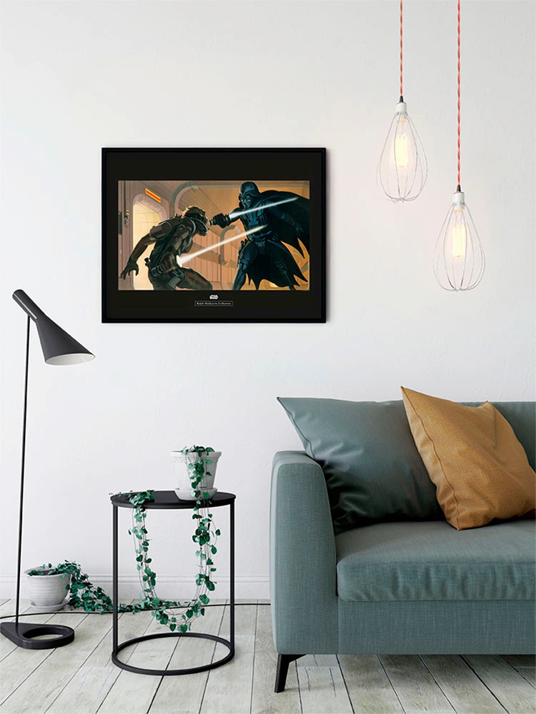 Komar Image »Star Wars Classic RMQ Vader Luke Hallway« 1 cuis tlg. Wandbild zur Dekoration im Kinderzimmer - ohne Rahmen