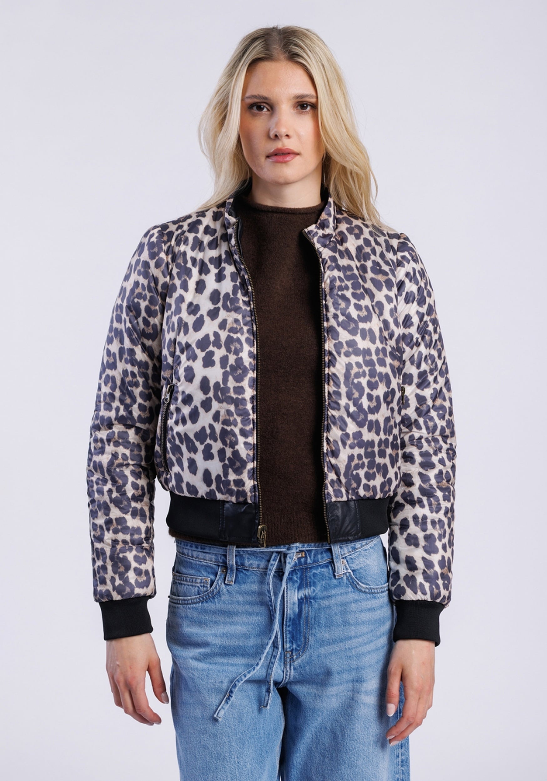 Freaky Nation Veste en cuir »Leo Star-FN«