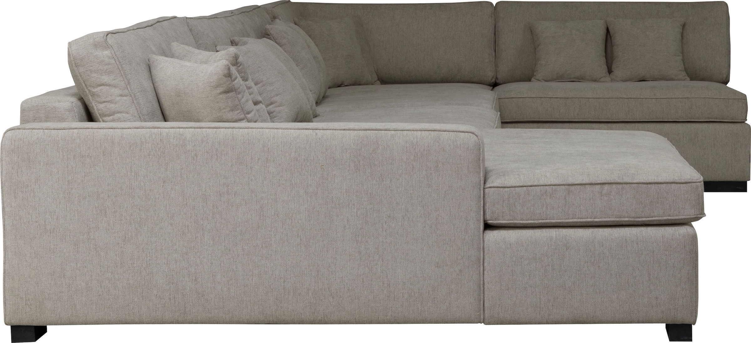 Home affaire Wohnlandschaft »Skara XXL U-Form« Lounge-Sofa XXL mit Federkern-Polsterung, in vielen Bezugsvarianten