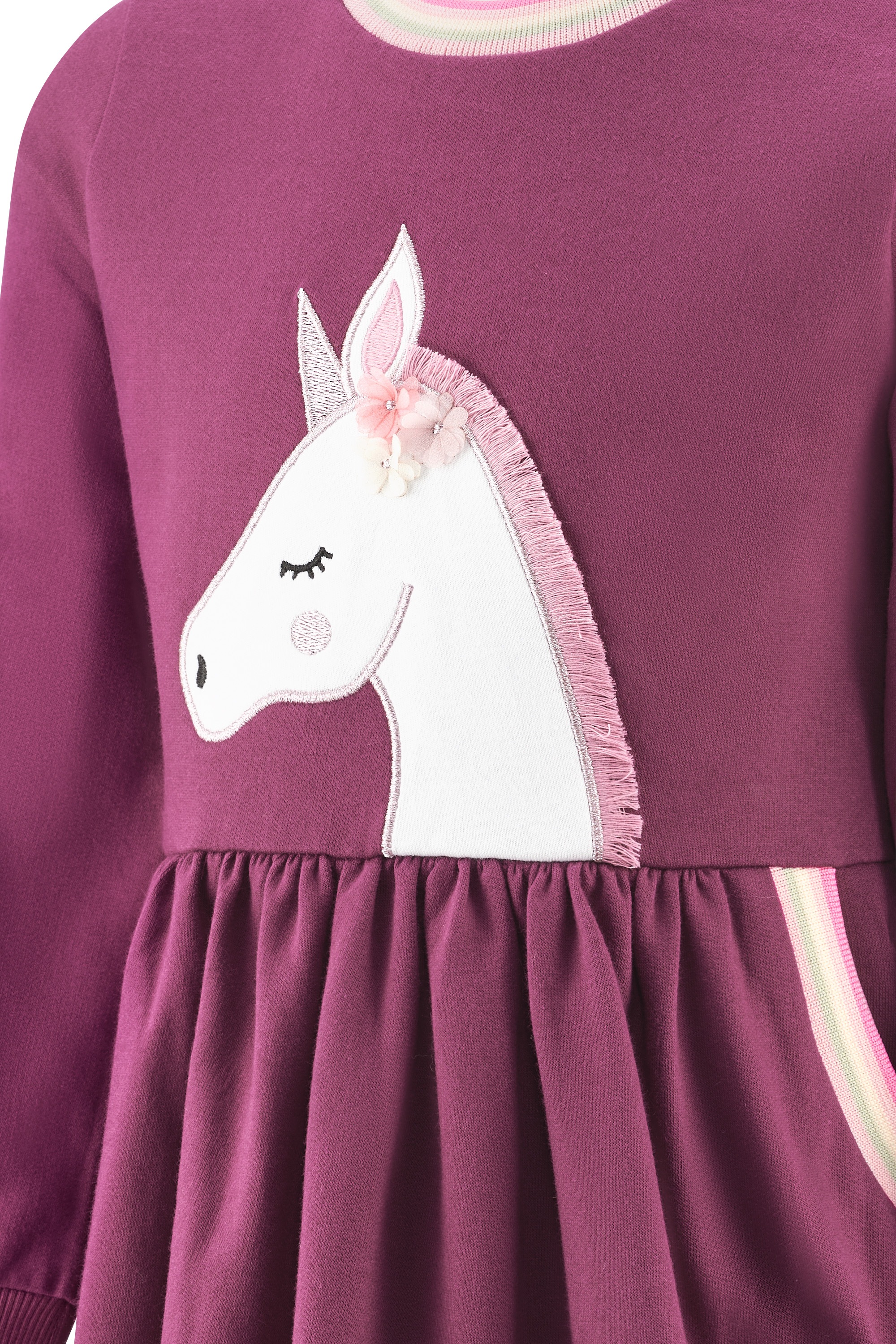 happy girls Sweatkleid Eingrifftaschen