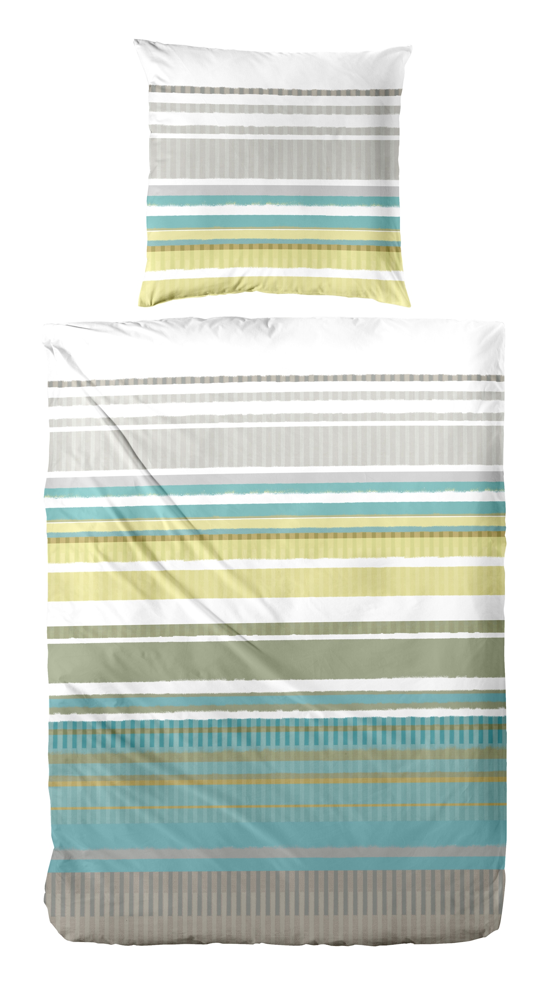 Primera Linge de lit »Perkal-Bettwäsche Summer Stripe« 2 cuis avec rayures modernes