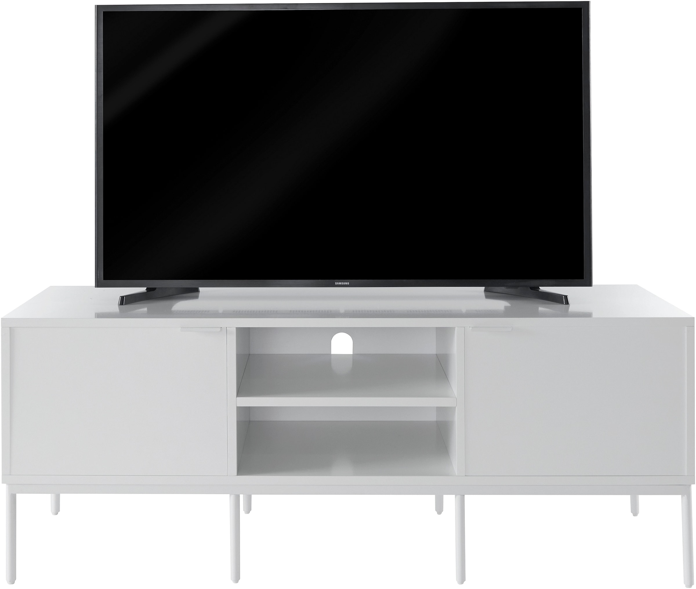 s.Oliver Meuble TV »Kallby« 1 cuis tlg. lackiertes MDF, Kabelmanagement, Soft-Close Funktion, Breite 140 cm