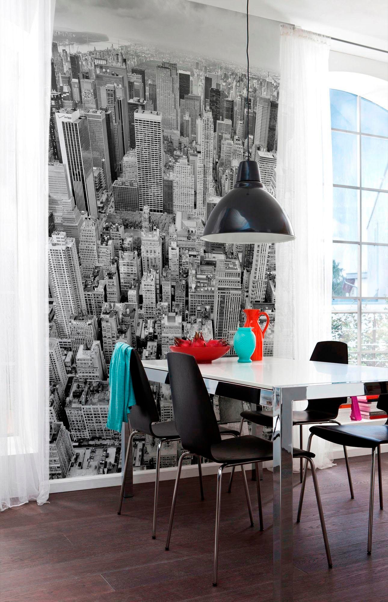 Komar Papier peint intissé »Digitaldruck Vlies -  Uptown - Grösse 200 x 260 cm« imprimé Wohnzimmer, Schlafzimmer