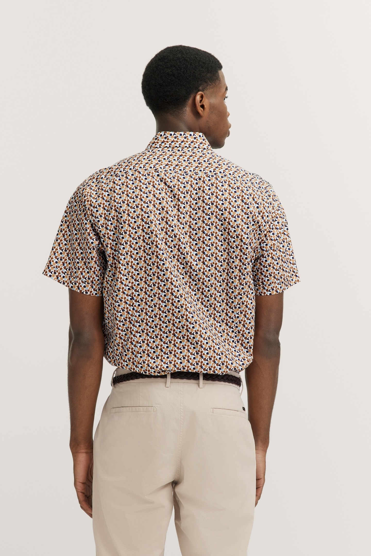 bugatti Kurzarmhemd mit Button-Down-Kragen