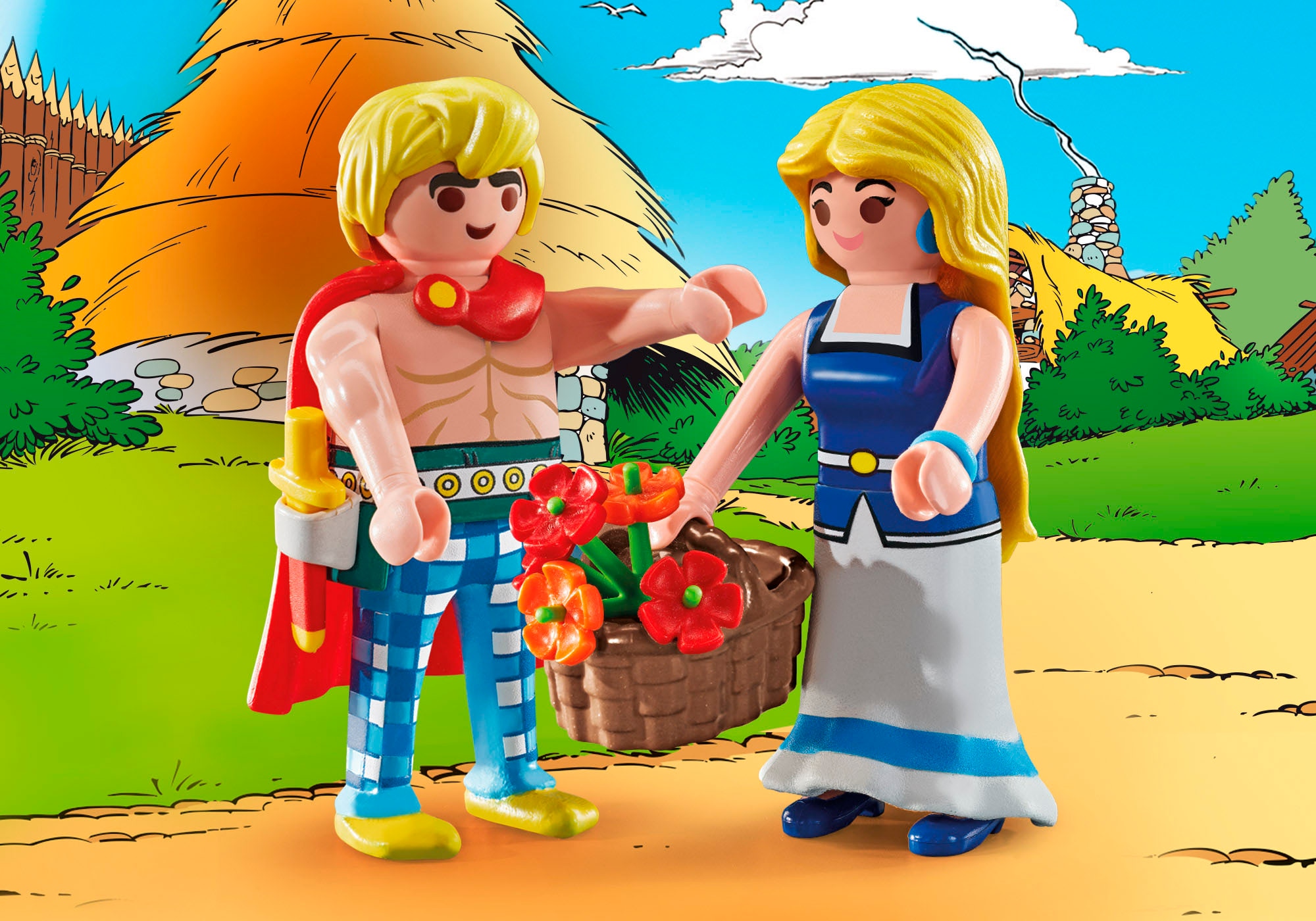 Playmobil® Konstruktions-Spielset »Tragicomix und Falbala (71544), Asterix« Made in Europe