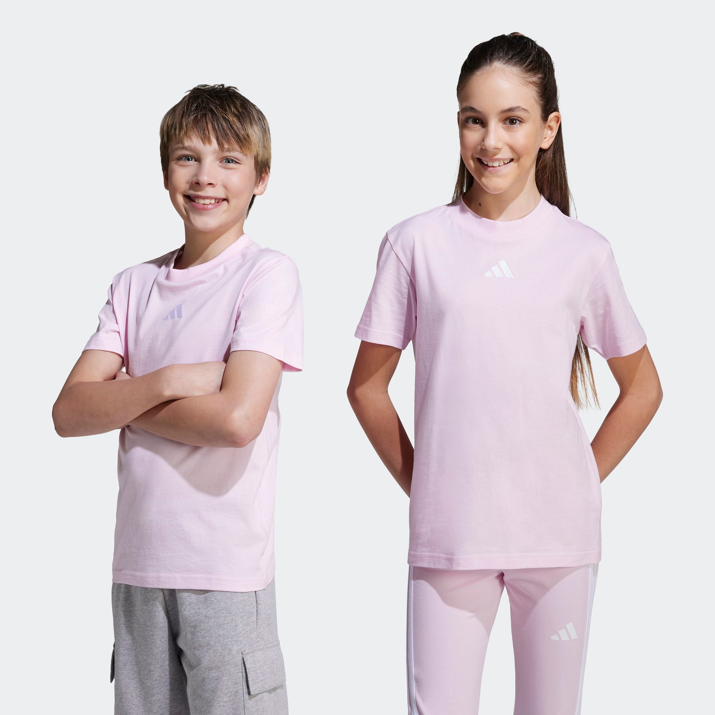 adidas Sportswear T-Shirt »J SL TEE 160« für Kinder, mit Rundhalsausschnitt, ohne Verschluss, pflegeleicht