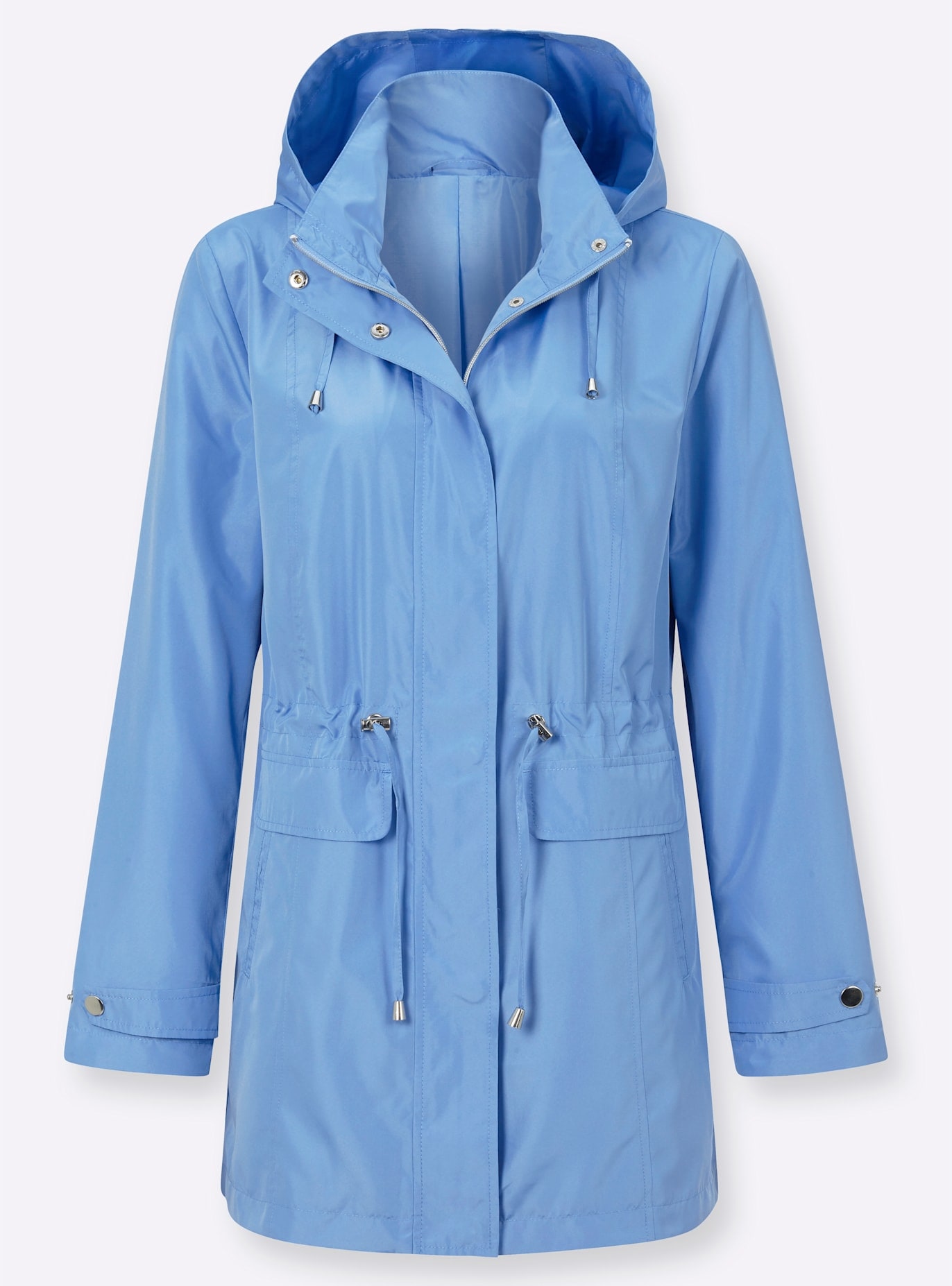 Classic Basics Langjacke mit Kapuze