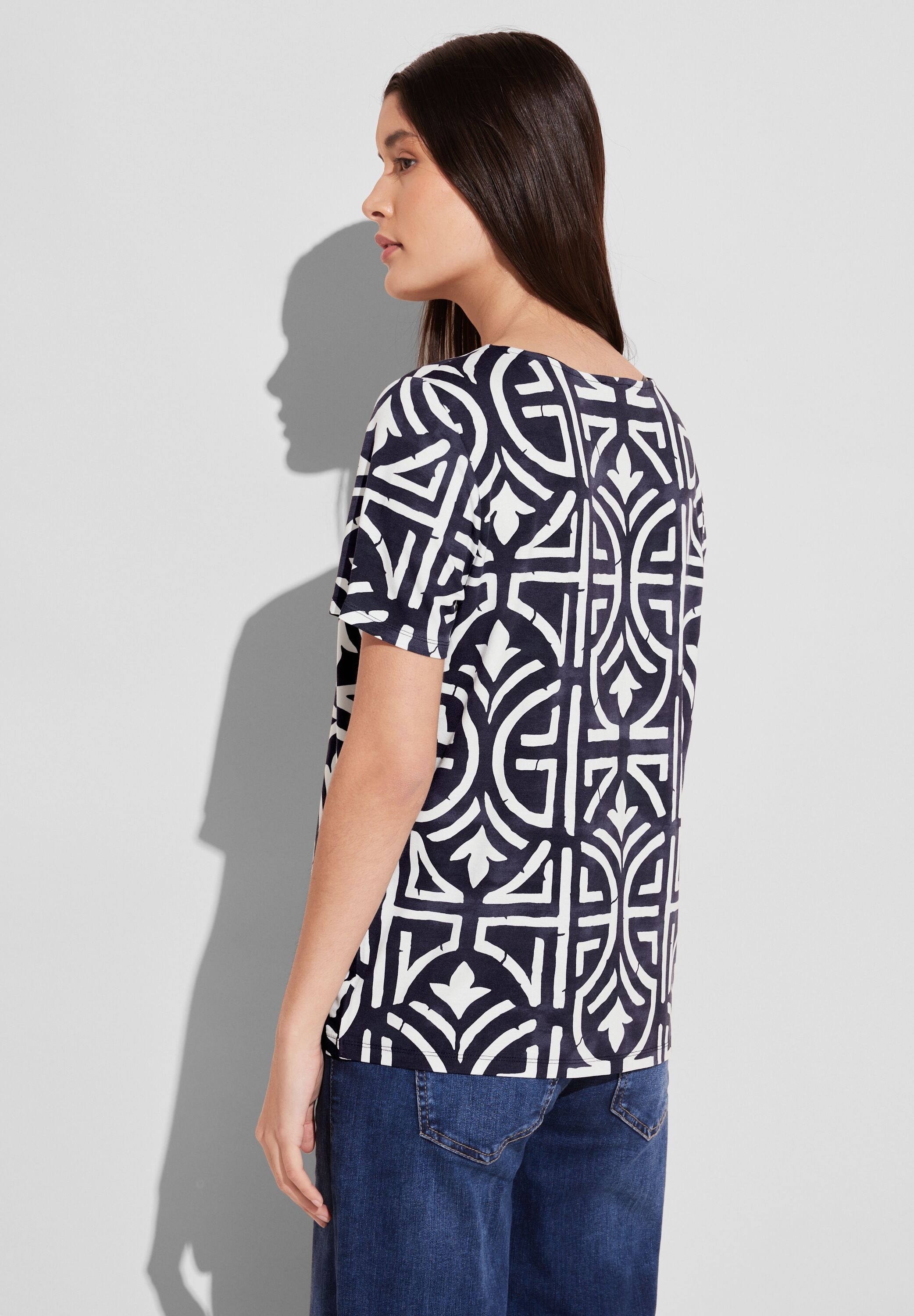 STREET ONE T-Shirt mit grafischem Muster