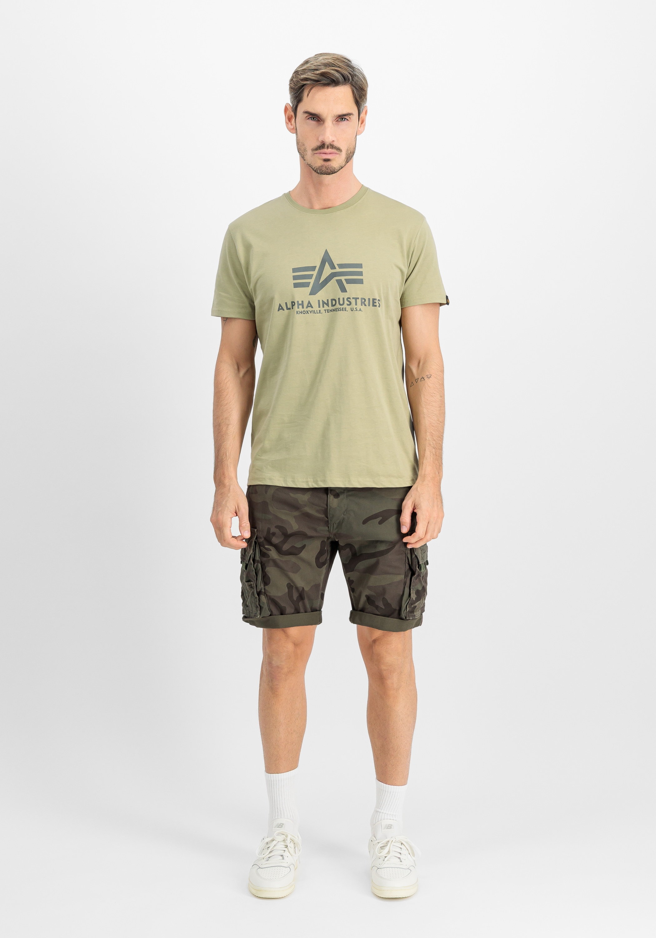 Alpha Industries Short »Crew Short Camo«