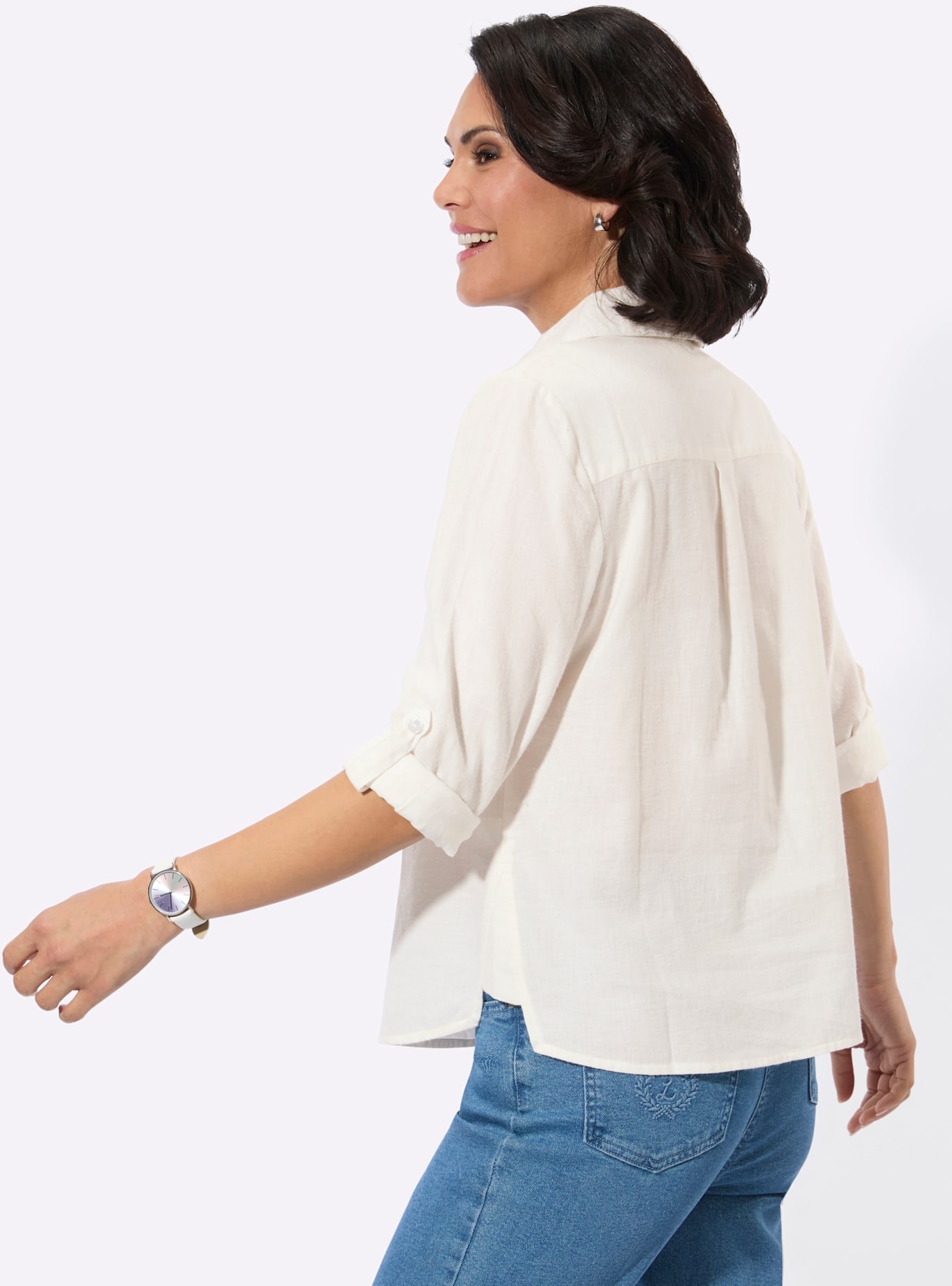 Casual Looks Blouse en flanelle