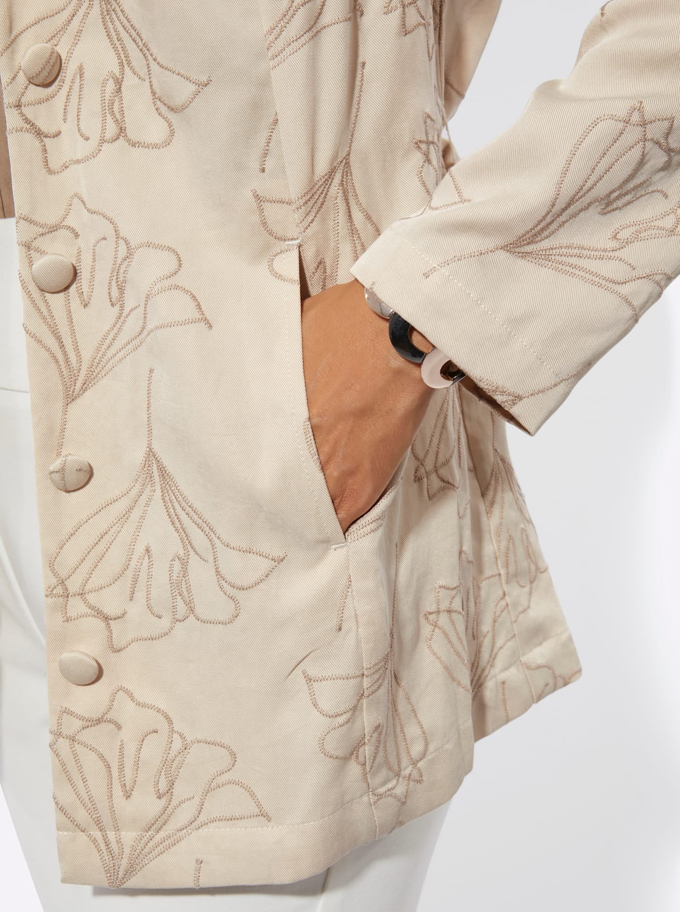 creation L Veste chemisier