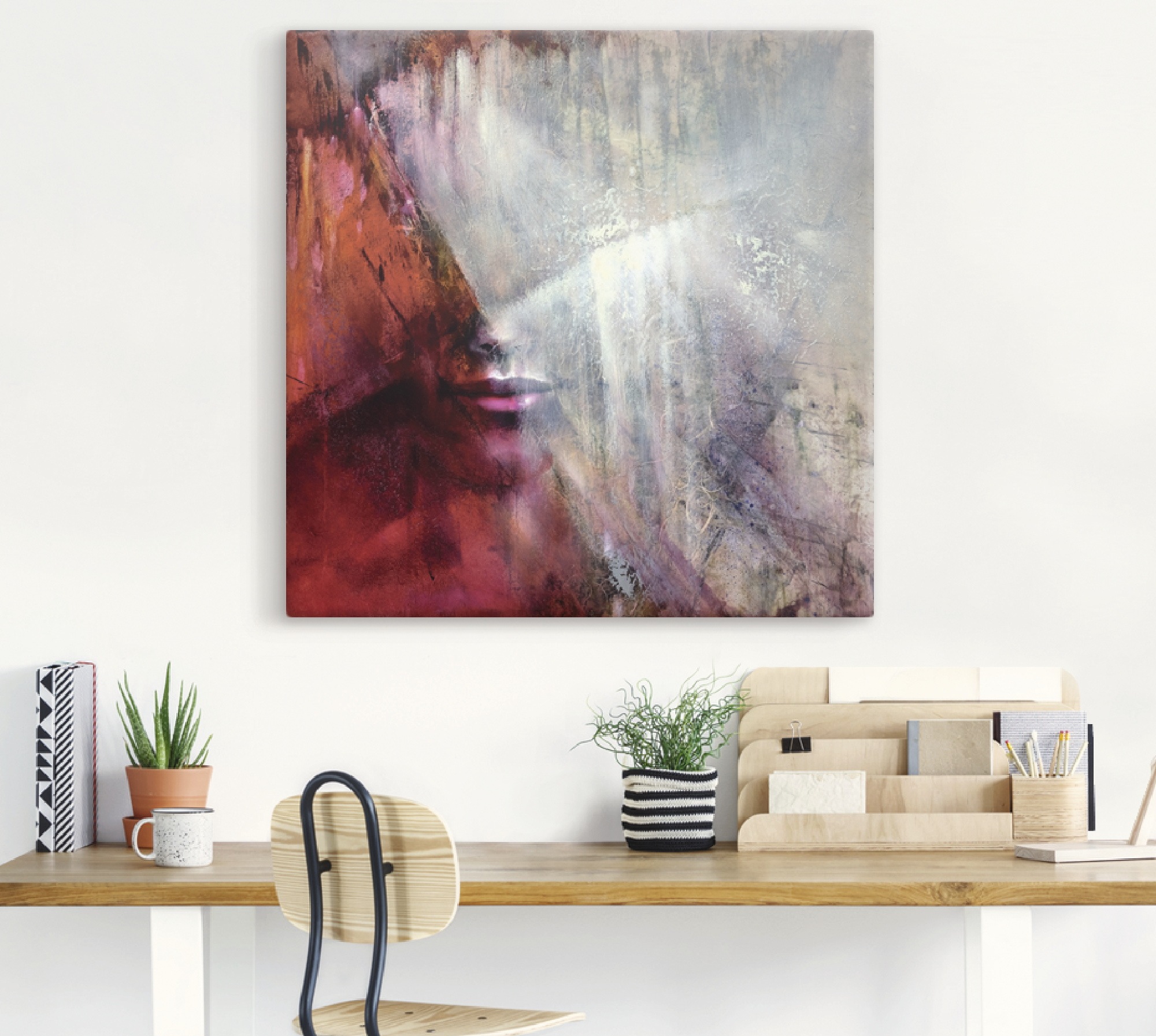 Artland Leinwandbild »Julia« Frau 1 Stk. tlg. auf Holzrahmen gespannt