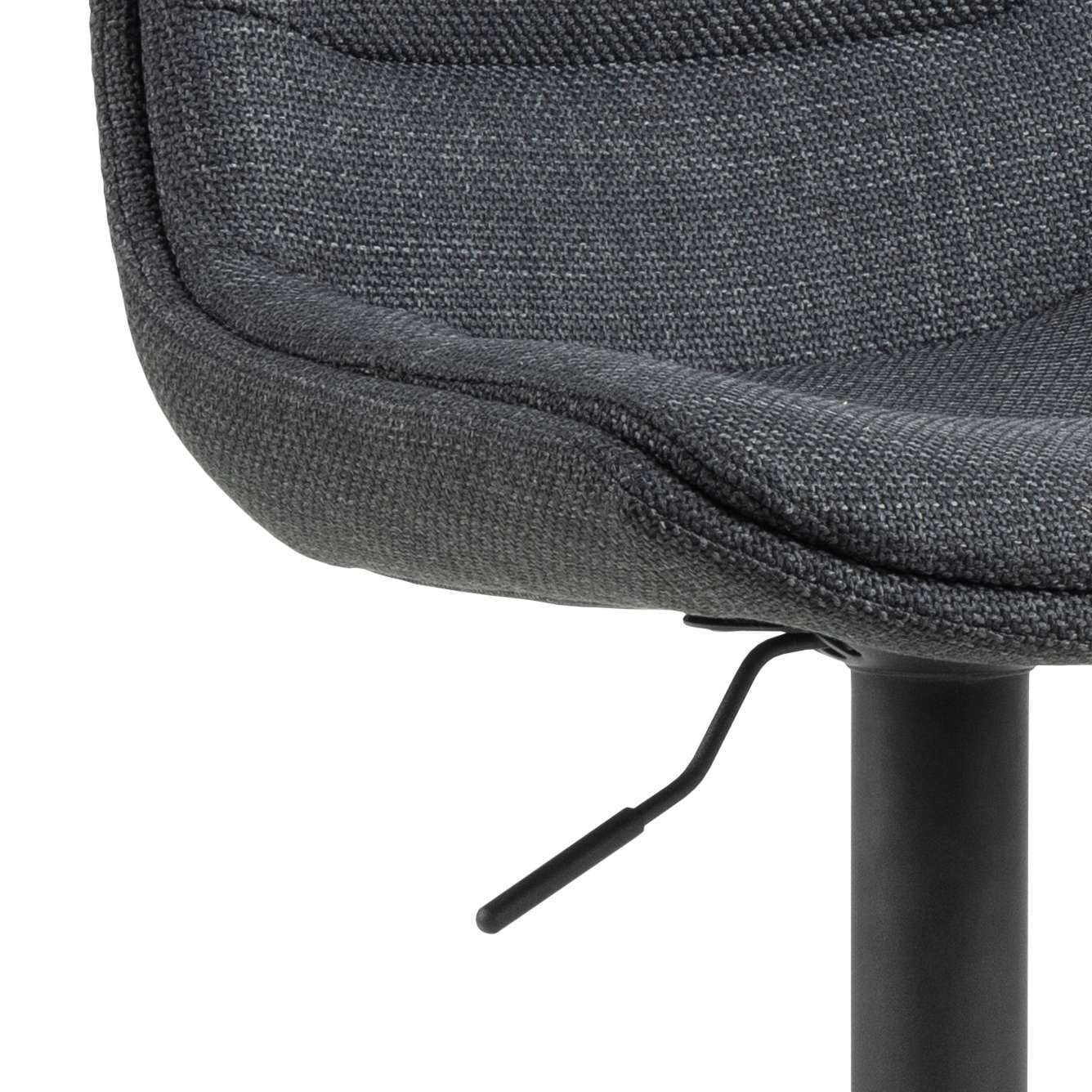 ACTONA GROUP Tabouret de bar »Adisa« Ensemble, 2 pièces, 2 cuis tlg. Tabouret de bar, Basel gris foncé, piètement Trompette, 2 pcs