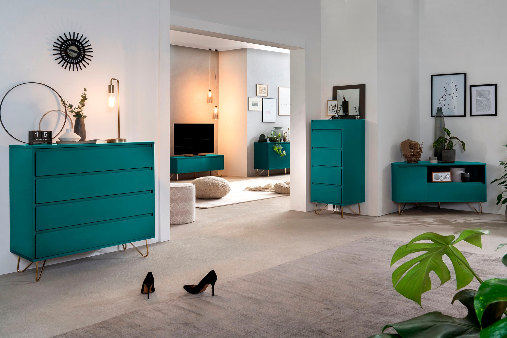 SalesFever Commode »Bolton - Stilvolles Sideboard« en superbes couleurs, buffet, armoire de couloir, enfilade