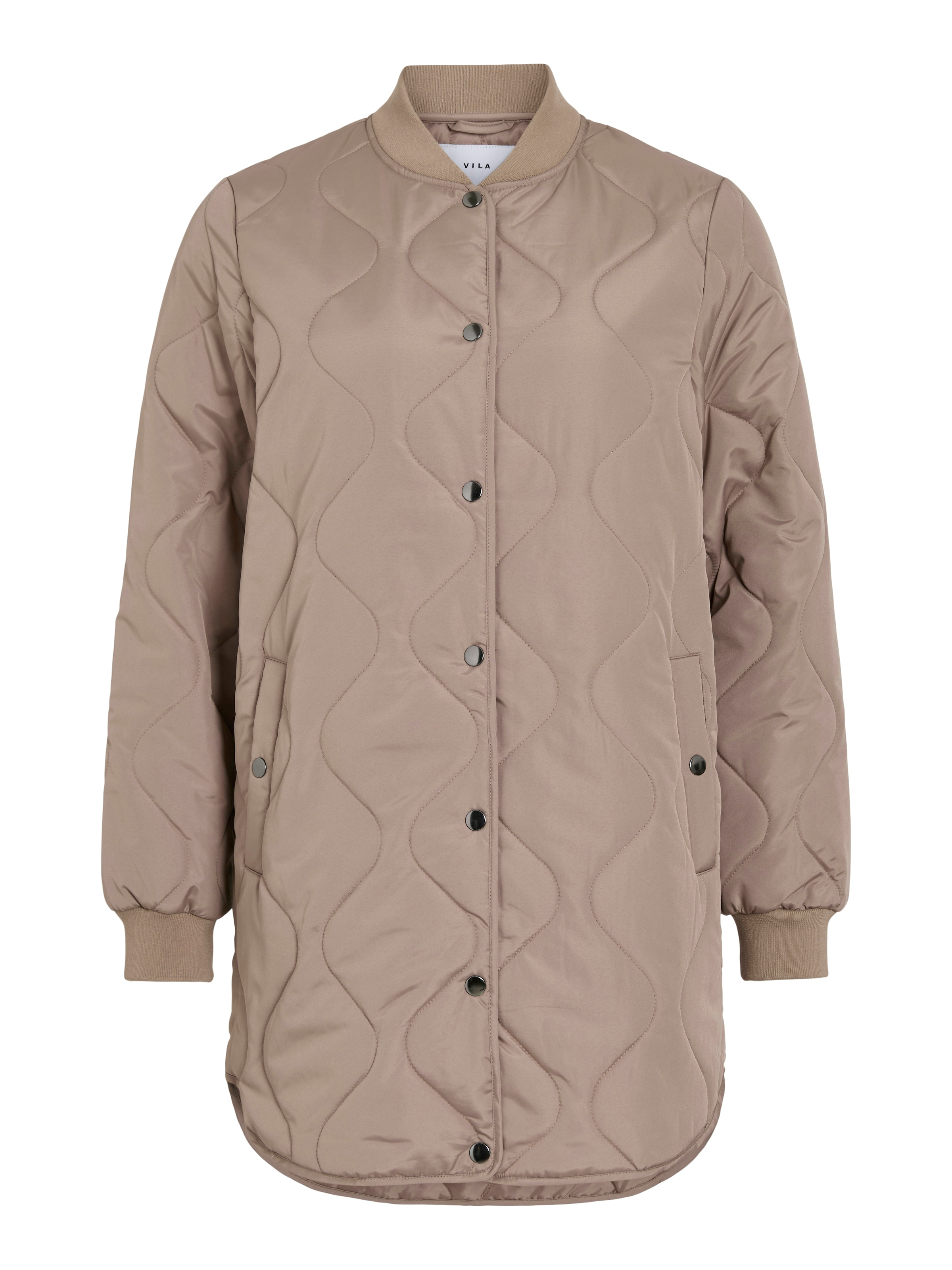 Vila Steppmantel »VITATE L/S QUILT JACKET - NOOS« Kunstfaser