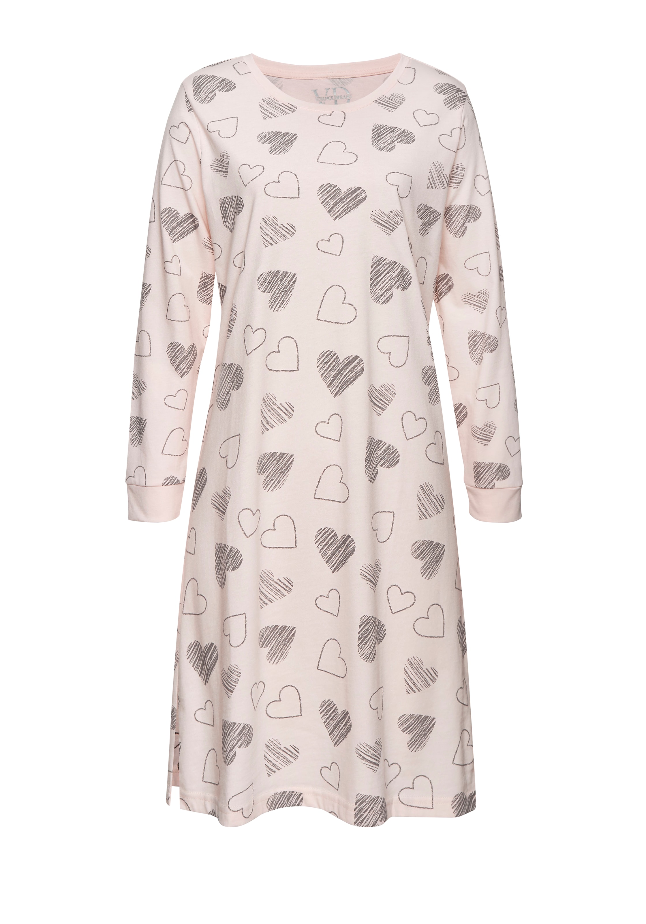 Vivance Dreams Chemise de nuit 2er Pack,  mit süssem Herzprint