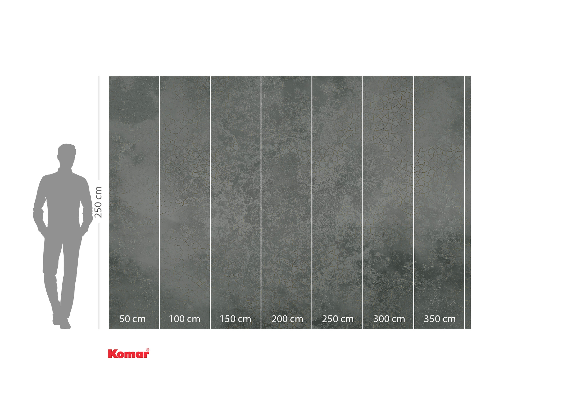 Komar Papier peint photo »Digitaldruck Vlies -  Obfuscated Ornament - Grösse 400 x 250 cm« floral | imprimé | tropical | à motifs Wohnzimmer, Schlafzimmer