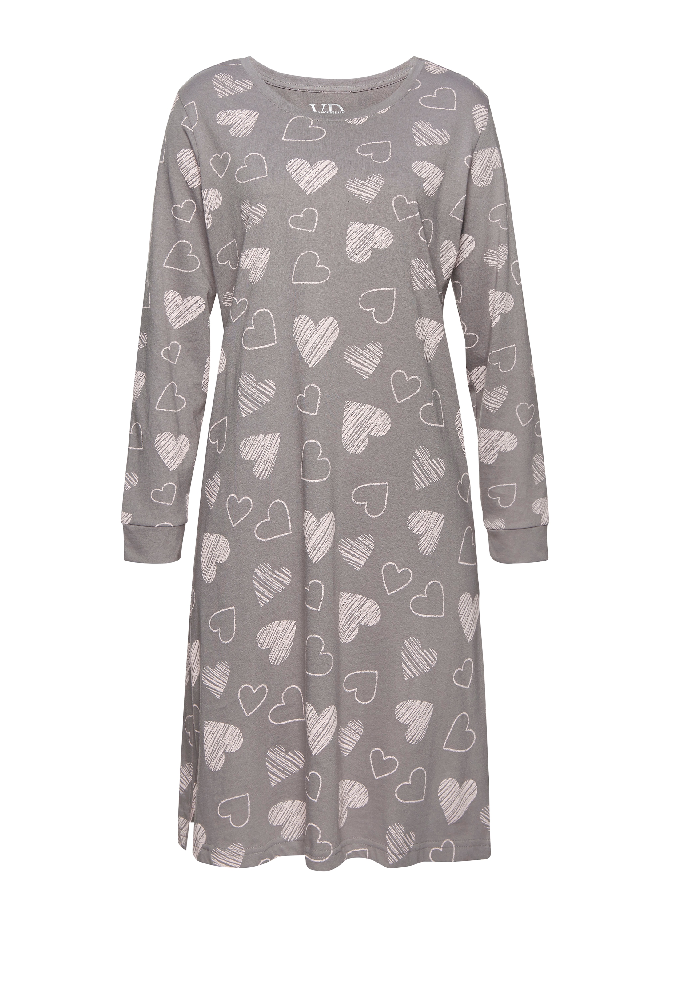 Vivance Dreams Chemise de nuit 2er Pack,  mit süssem Herzprint