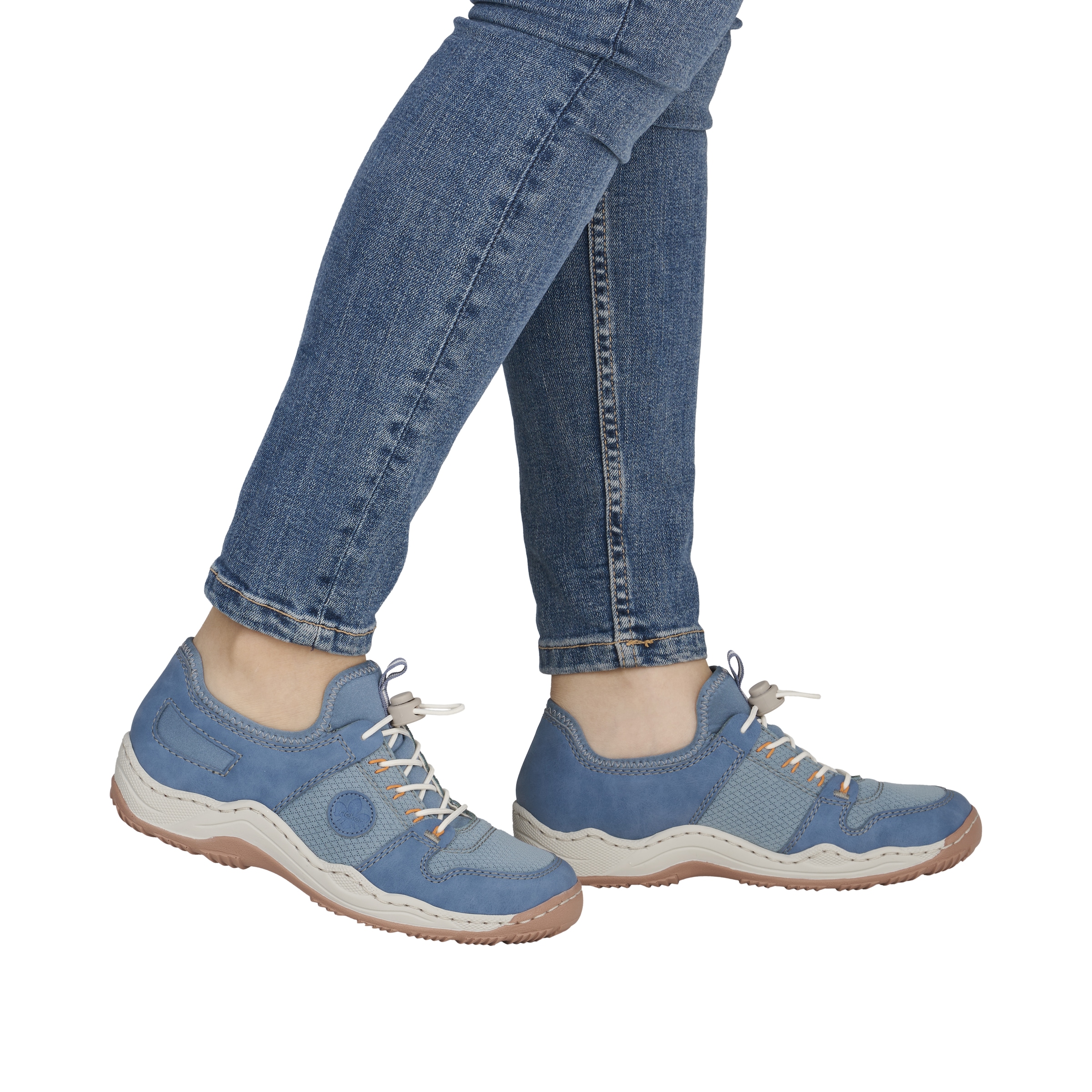 Rieker Baskets slip-on  Mocassin, chaussure à enfiler, sneaker de loisirs avec fermeture rapide