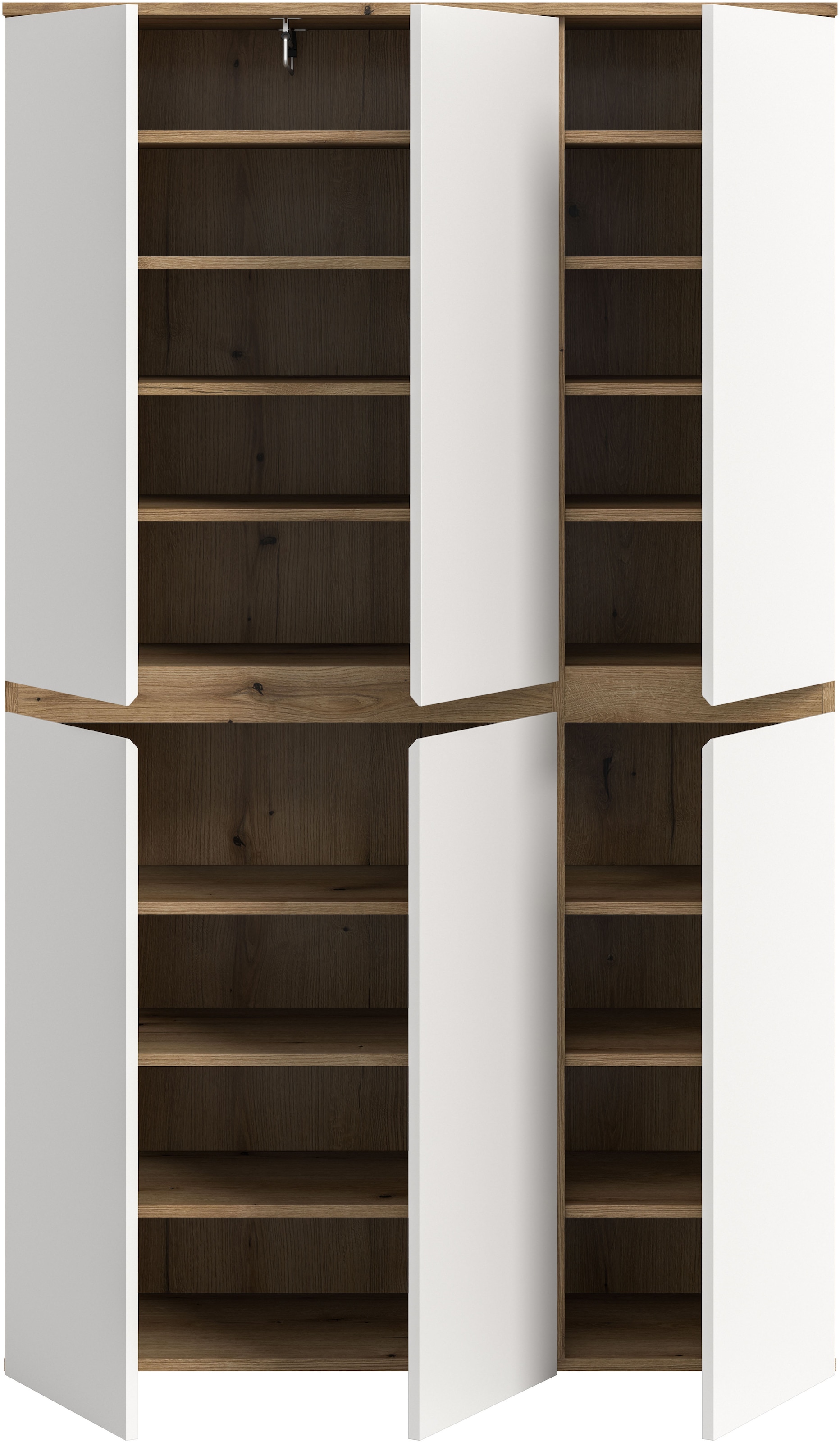 Home affaire Armoire multi-usages »CIPELA« 1 cuis tlg. BxH:105x175 cm, viel Stauraum, variable Einlegeböden, Kleiderstange