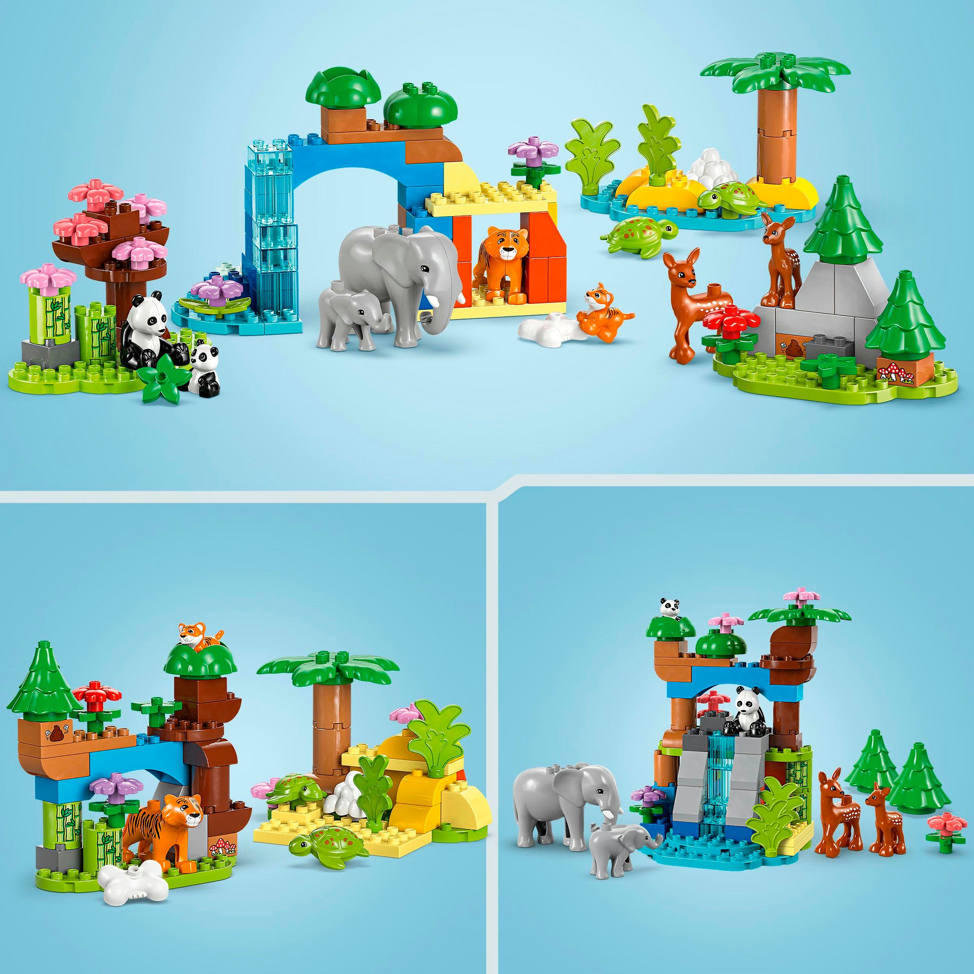 LEGO® Pions de construction »Wildtier-Familien 3-in-1-Set (10446), LEGO DUPLO Town« Made in Europe
