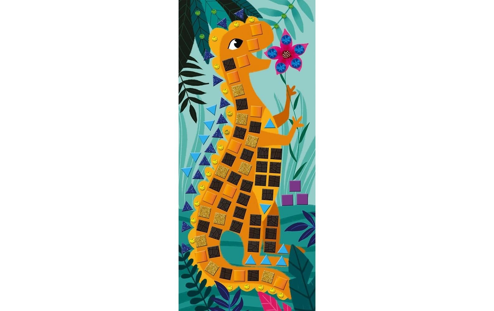 Janod Set créatif »Bastelset Dinosaurier Mosaik«
