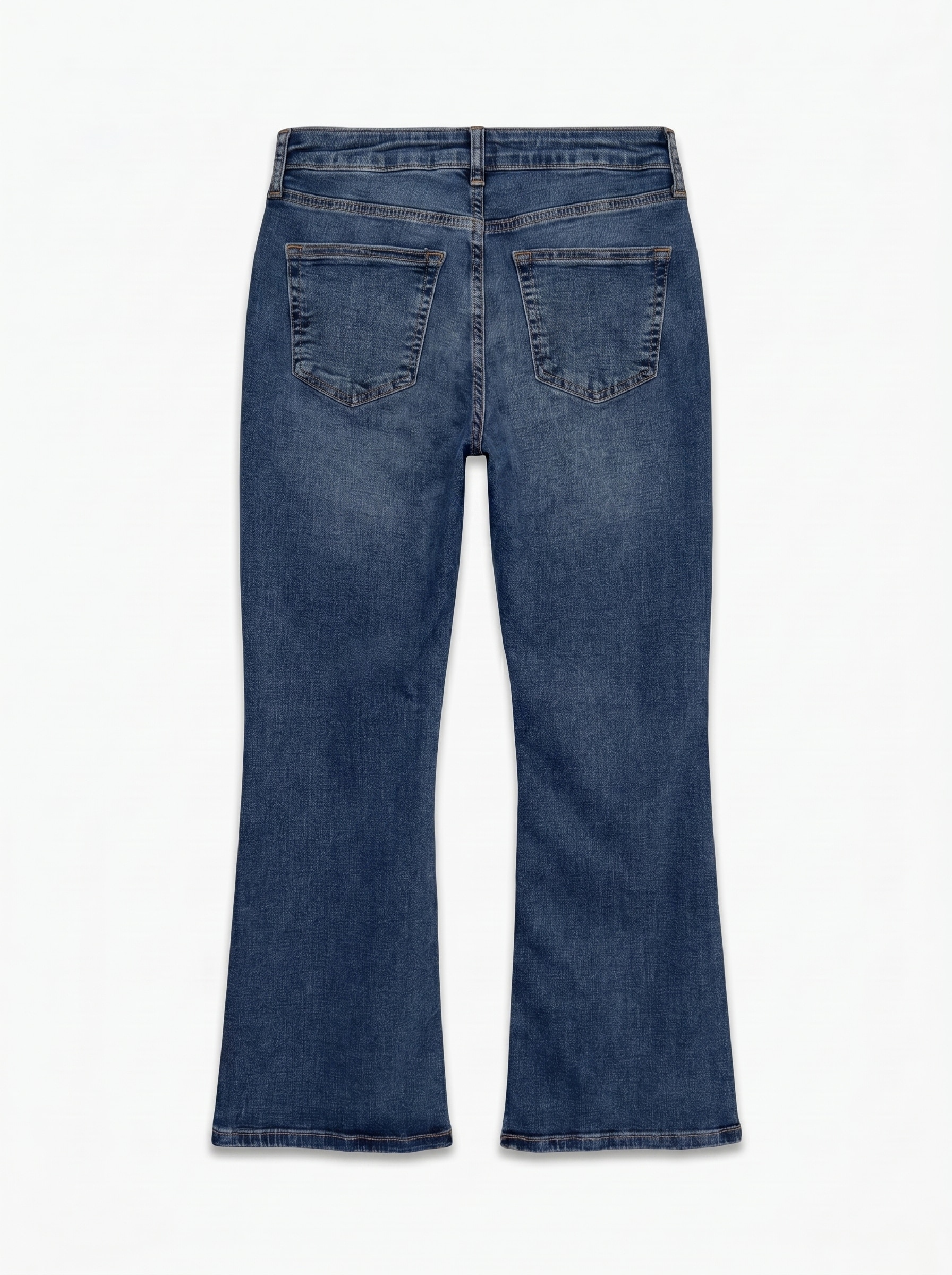 TOPSHOP Jeans bootcut »TSJAMIE HR FLARE DNM JEANS MB NOOS« mélange de coton, coupe évasée, taille haute