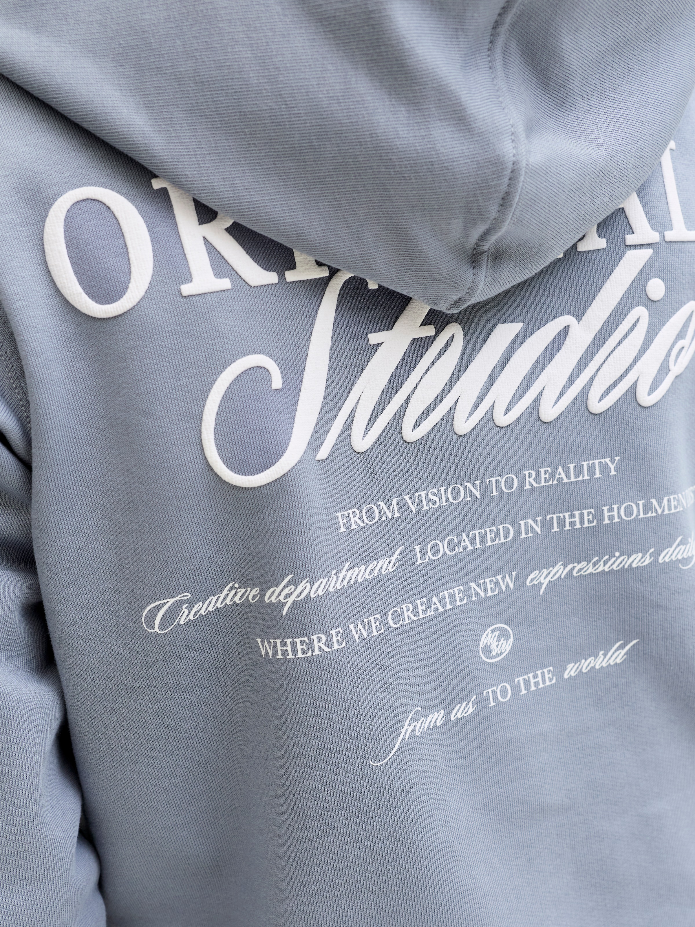 Jack & Jones Junior Sweat à capuche »JORNORREBRO TYPO BACK SWEAT HOOD SN JNR«, Baumwollmischung, relaxed fit, Langarm
