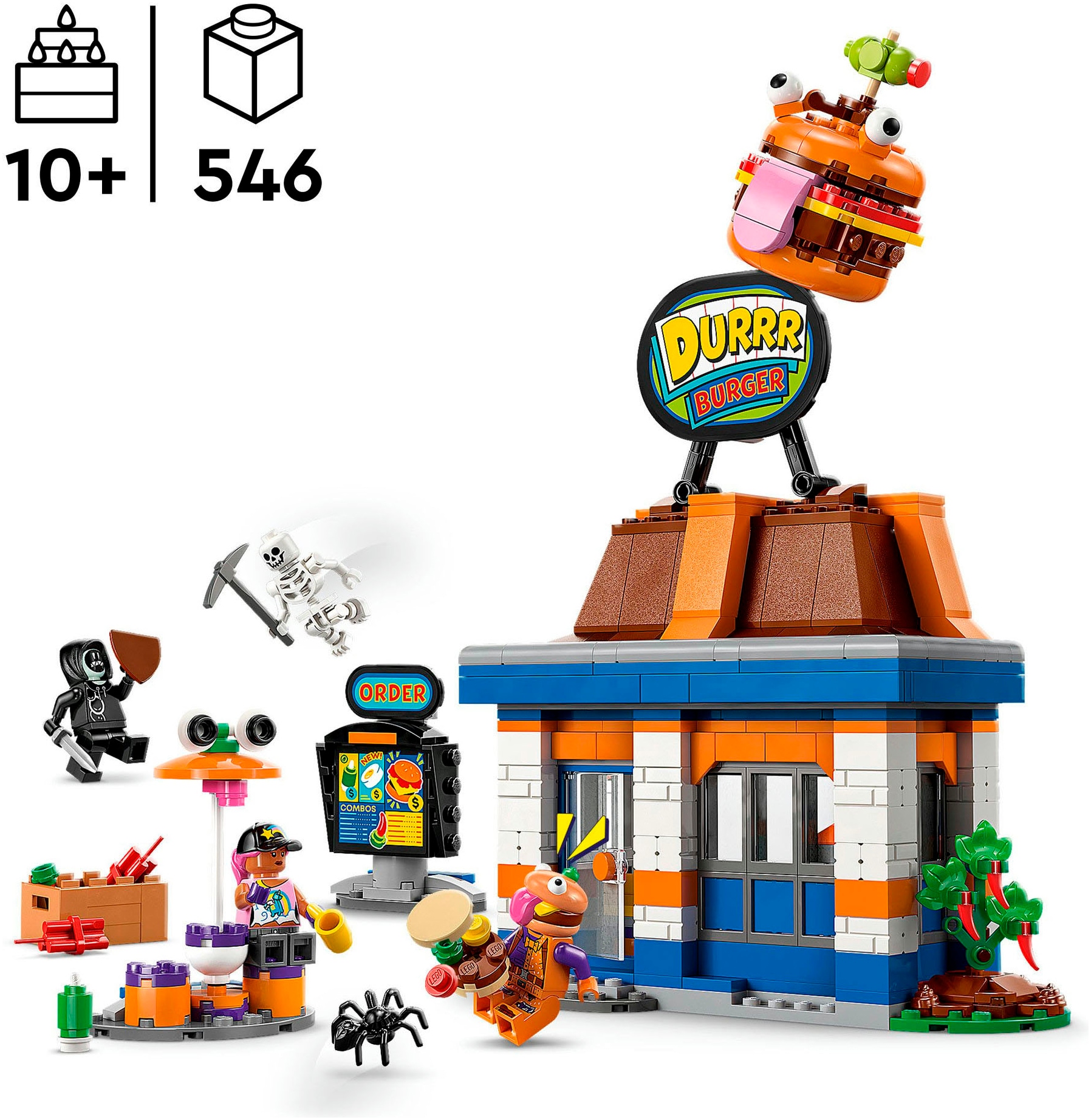 LEGO® Pions de construction »Durrr Burger Restaurant (77076), LEGO Fortnite« Made in Europe