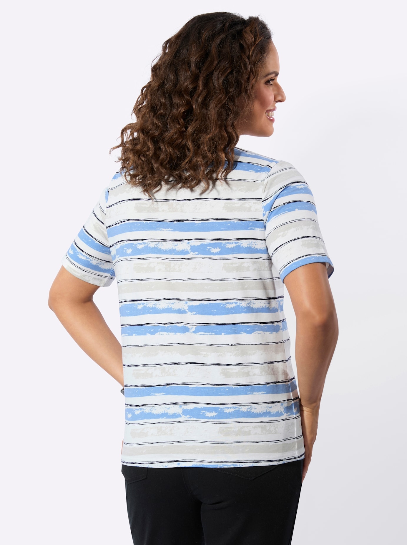 Casual Looks T-shirt à manches courtes »Ringelshirt« 1 pièces