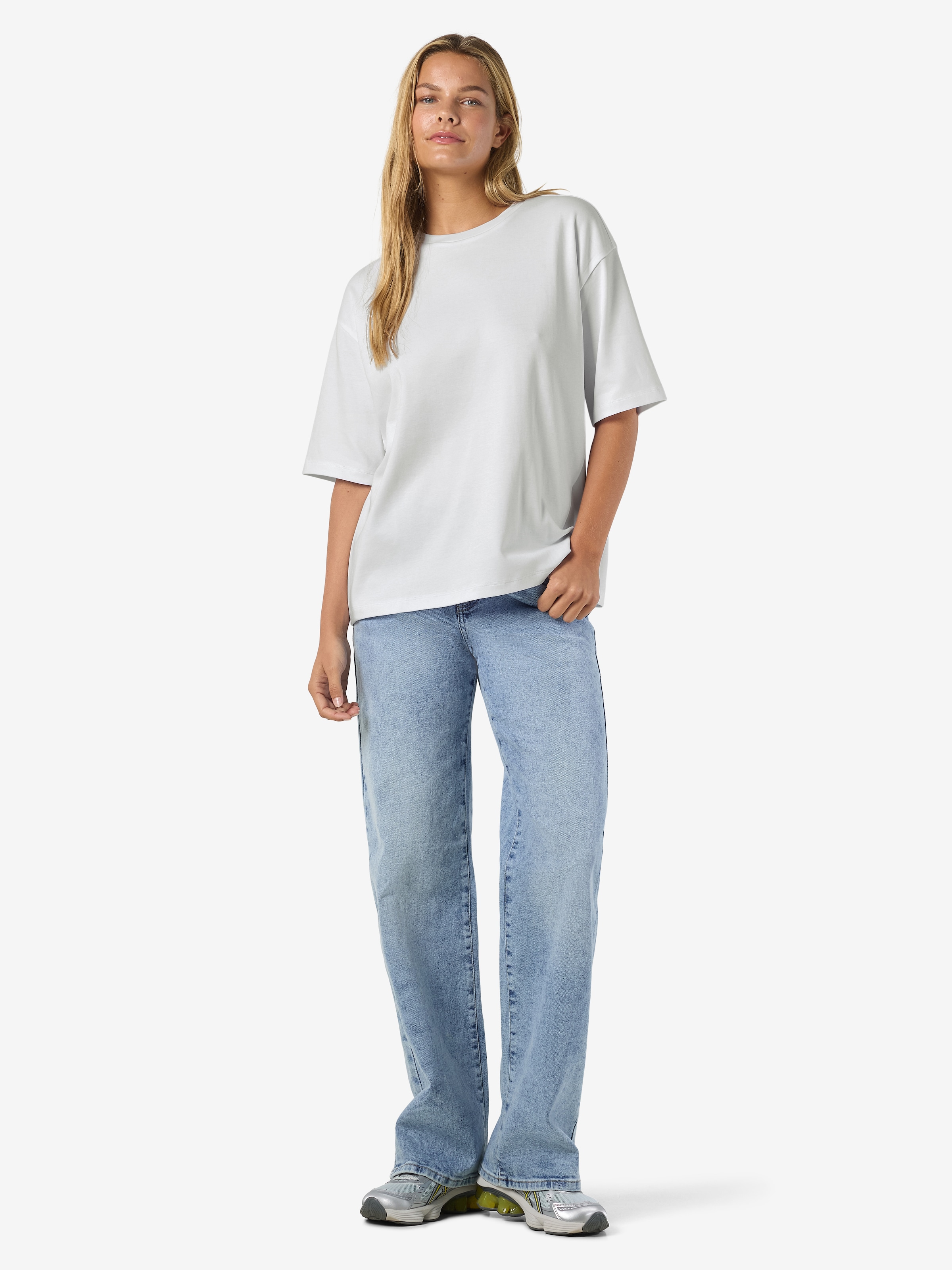 Noisy may Kurzarmshirt »NMKIM S/S T-SHIRT JRS NOOS« Baumwolle, regular fit