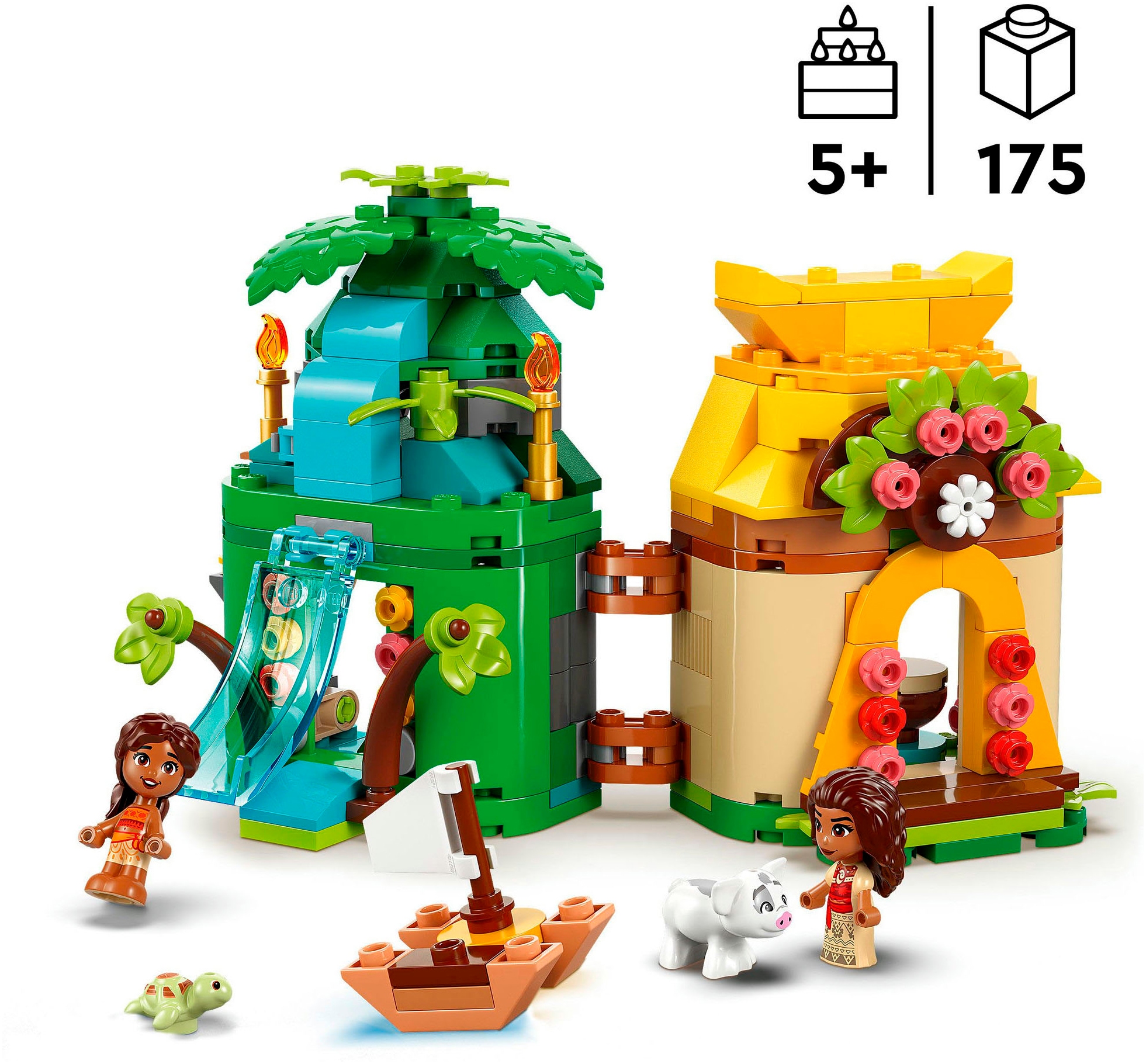 LEGO® Pions de construction »Vaianas Inselspass (43260), LEGO Disney Princess« Made in Europe