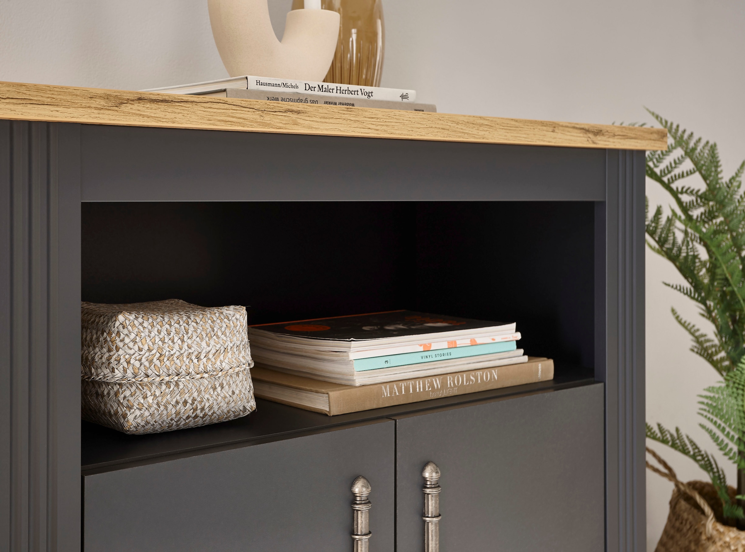 GOODproduct Ensemble de vestiaires »WESTMINSTER TOPSELLER!« Schuhbank, Spiegel, Kommode, Wandpaneel, 4 cuis tlg.