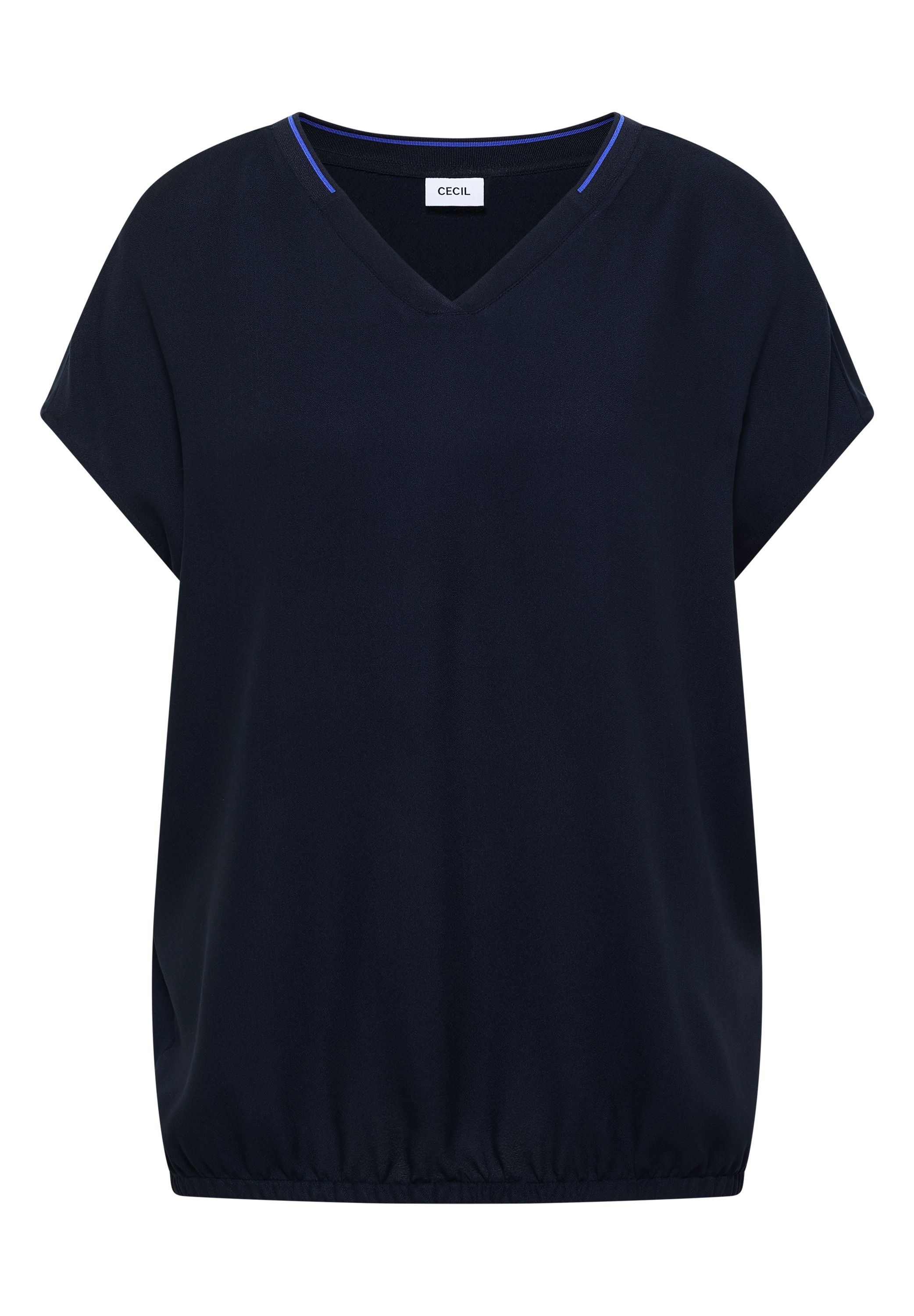 Cecil Blouse à manches courtes T-shirt d'été à manches courtes avec mélange de textures