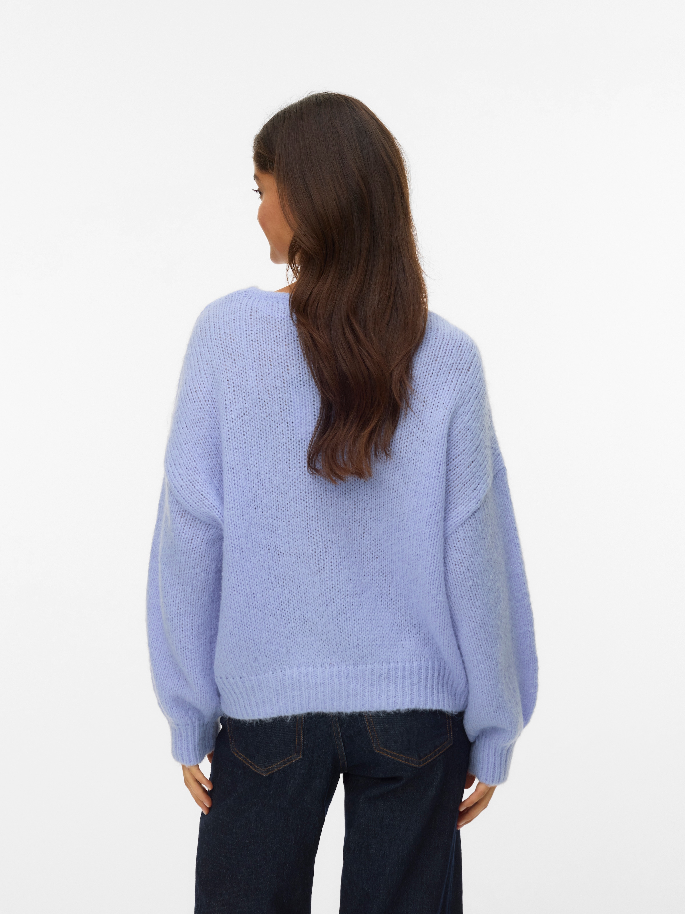 Vero Moda V-Ausschnitt-Pullover »VMLOLLIPOP LS V-NECK PULLOVER BOO«