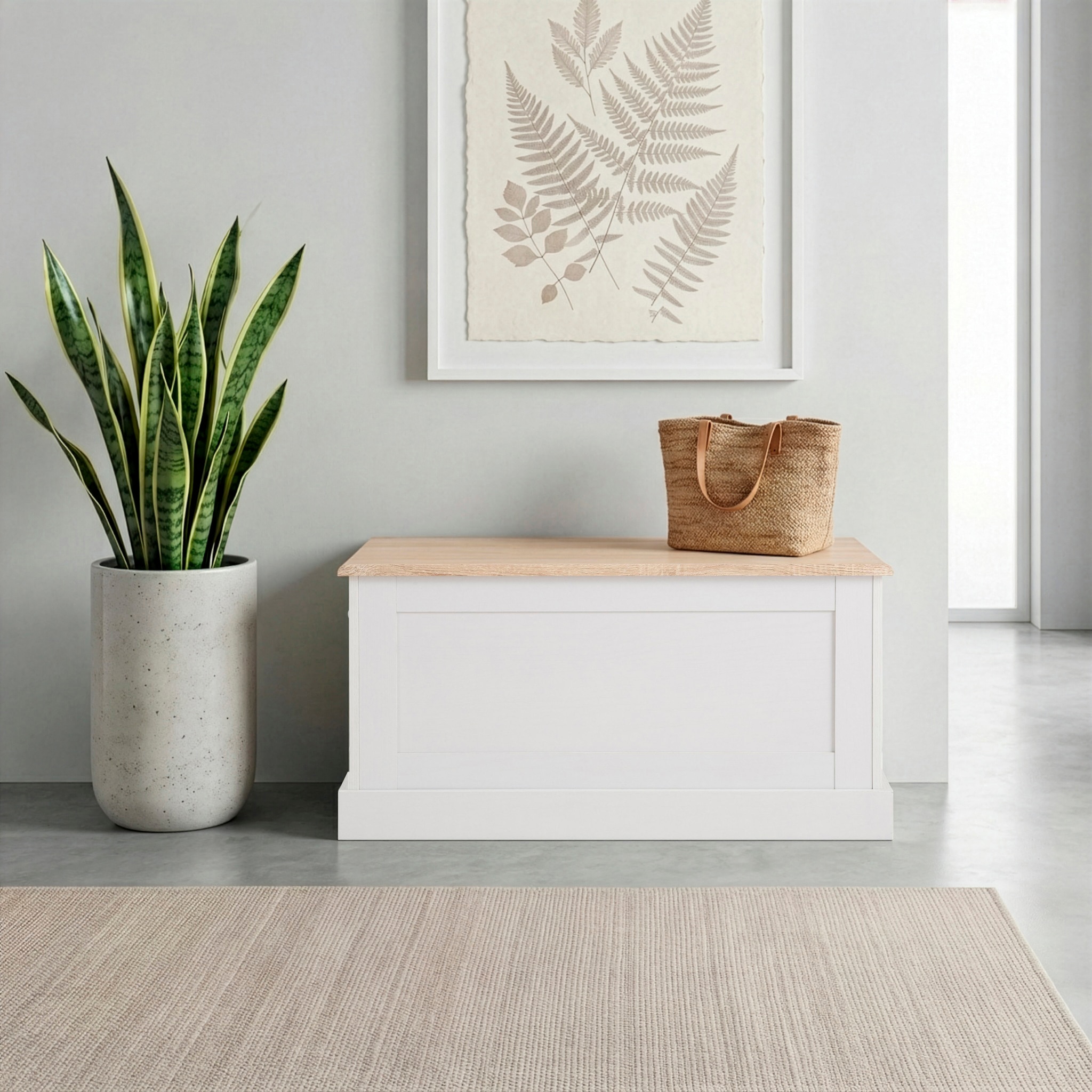 GOODproduct Sitzbank »Binz« zwei unterschiedliche Farbvarianten, mit Stauraum, Breite 90 cm