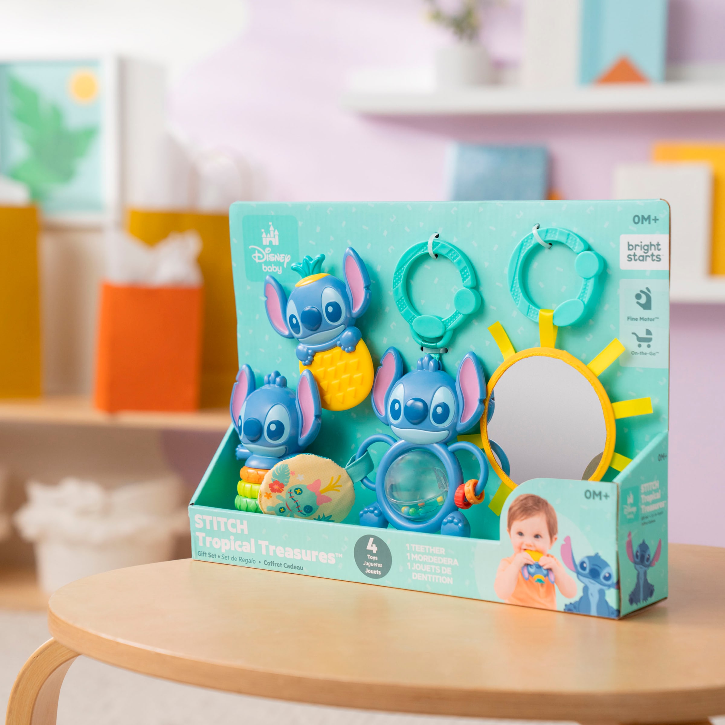 Bright Starts Greifspielzeug »Geschenkset Stitch Tropical Treasures«