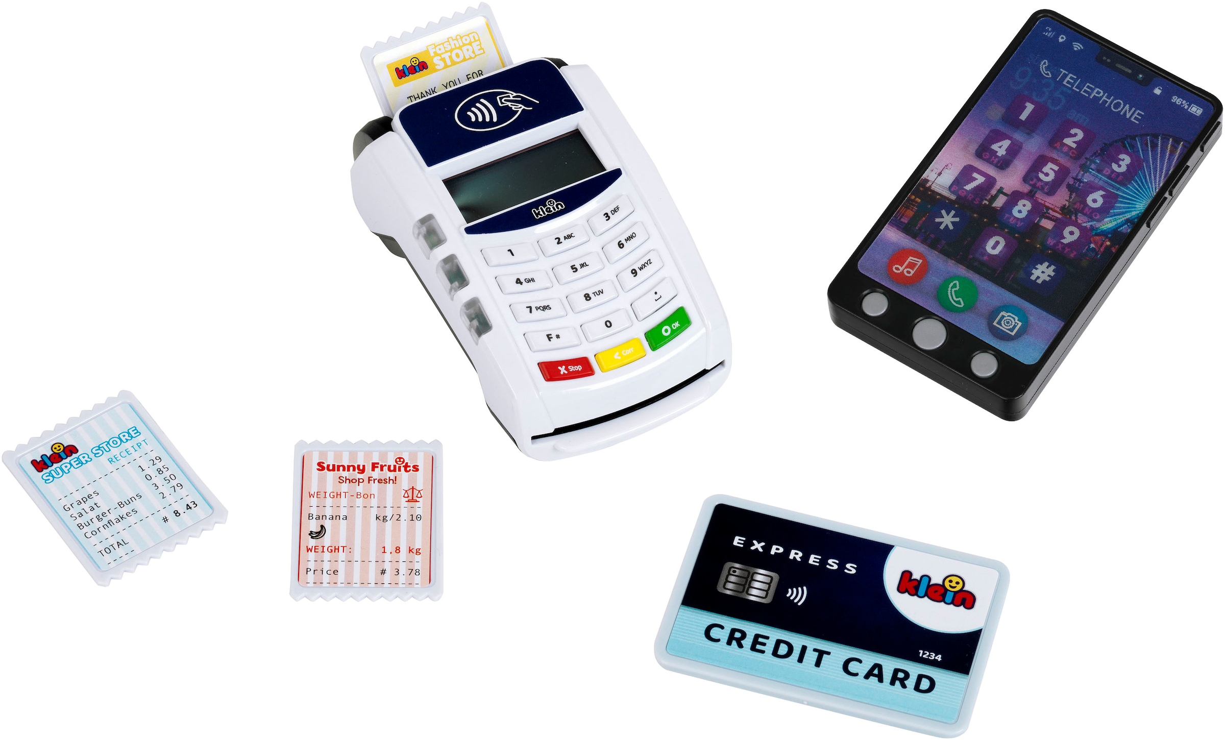 Klein Spielkasse »PoS Terminal und Smartphone« mit Licht und Sound