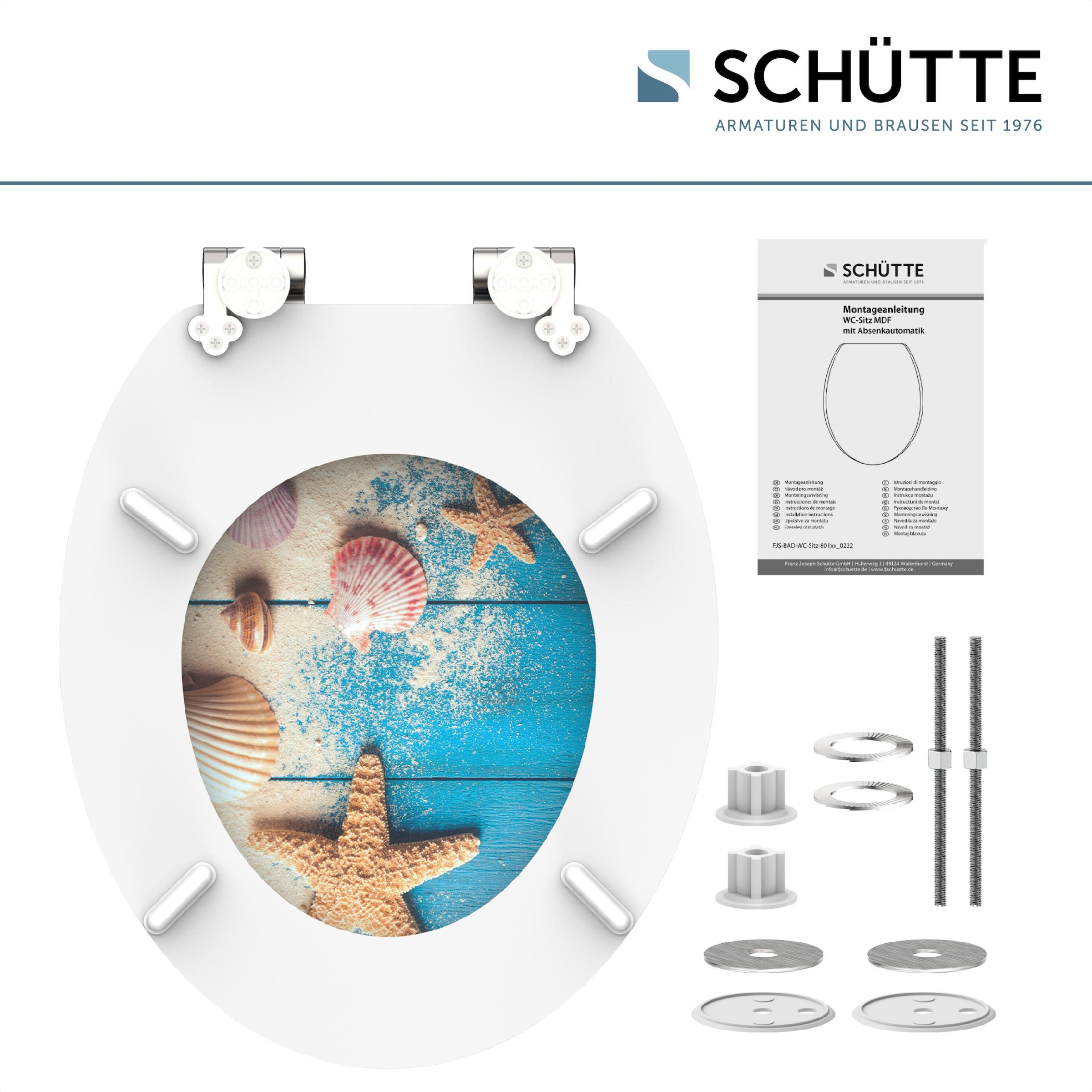 Schütte WC-Sitz »BEACH AND WOOD« Toilettendeckel, mit Absenkautomatik