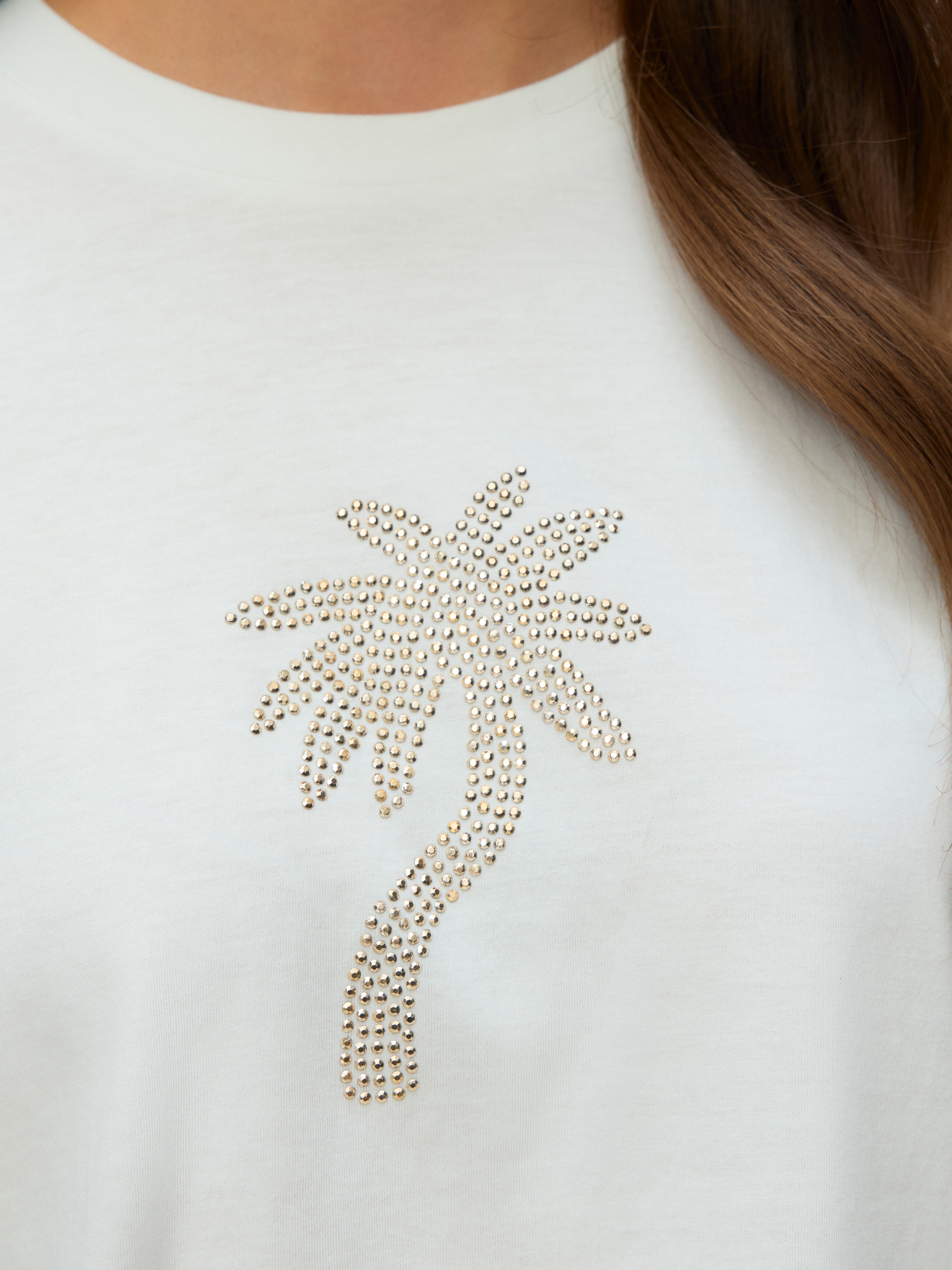 Vero Moda T-shirt à manches courtes »VMPALMA METTE SS TOP BOX JRS« Coton