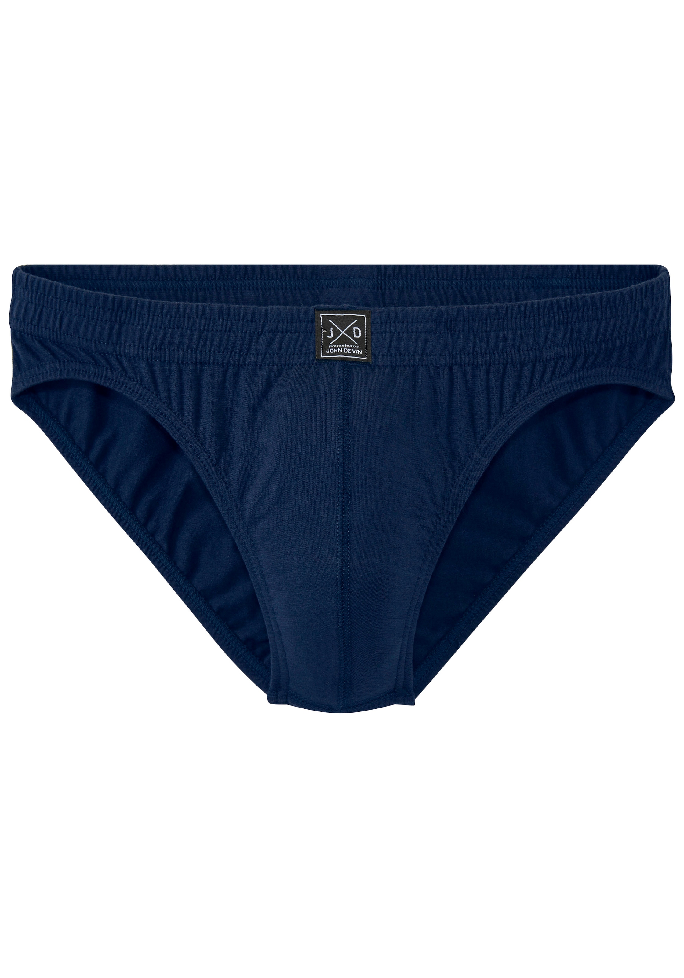 John Devin Slip Paquet, 7 cuis en mélange de coton élastique, avec logo sur la ceinture