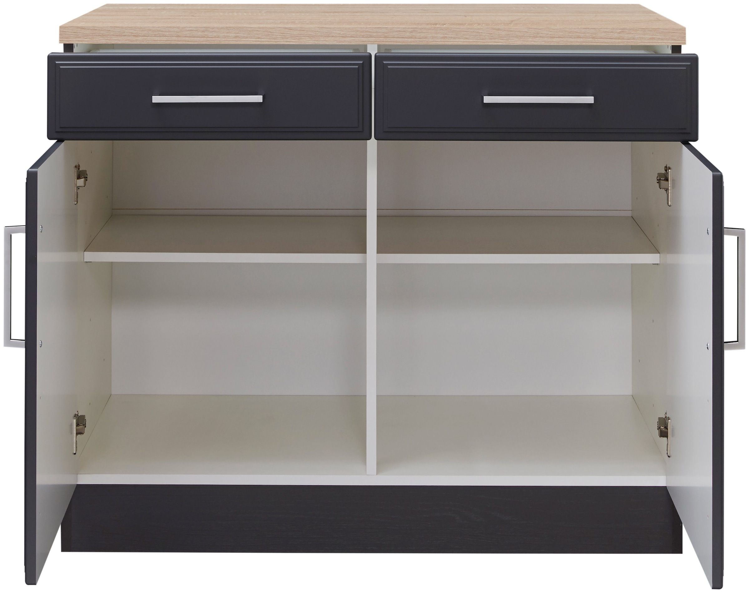 KOCHSTATION Armoire basse »KS-Stockholm« façades MDF de haute qualité